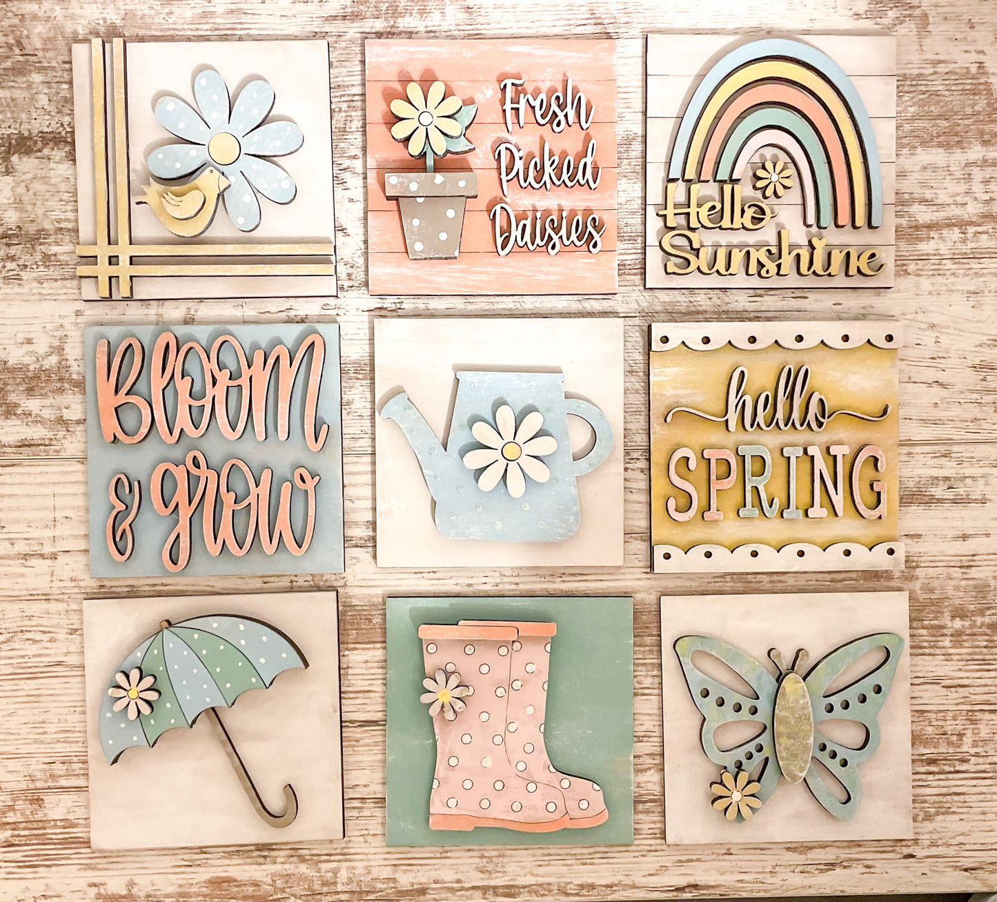 Spring Mini DIY Signs