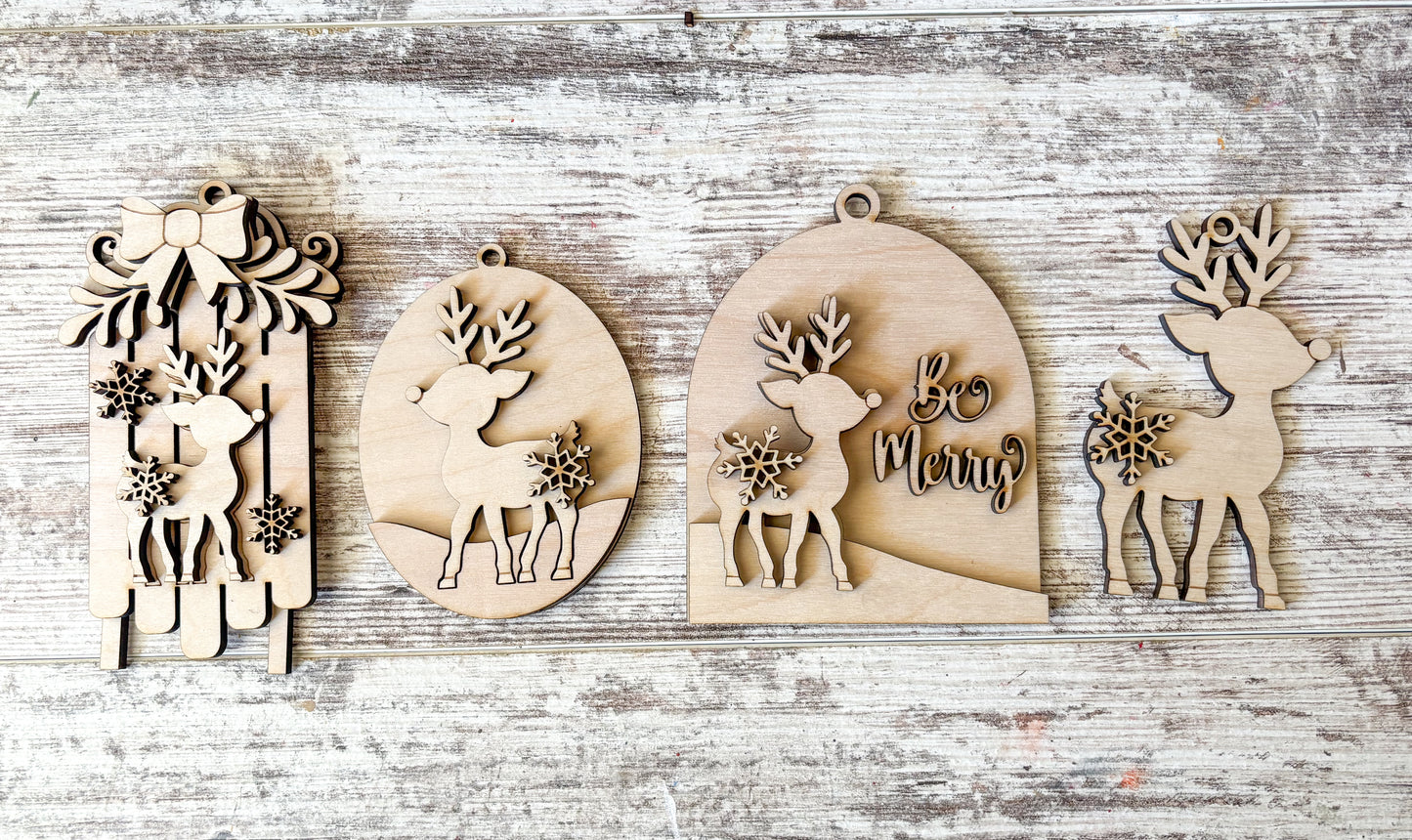 Reindeer Ornament DIY Kit