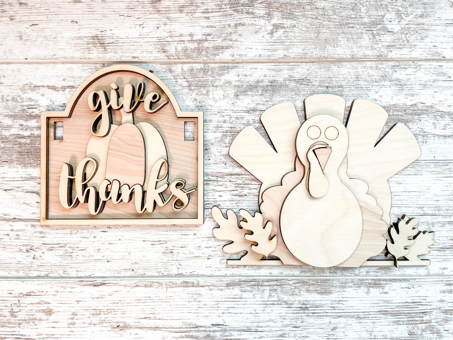 Thanksgiving DIY Post Interchangeable