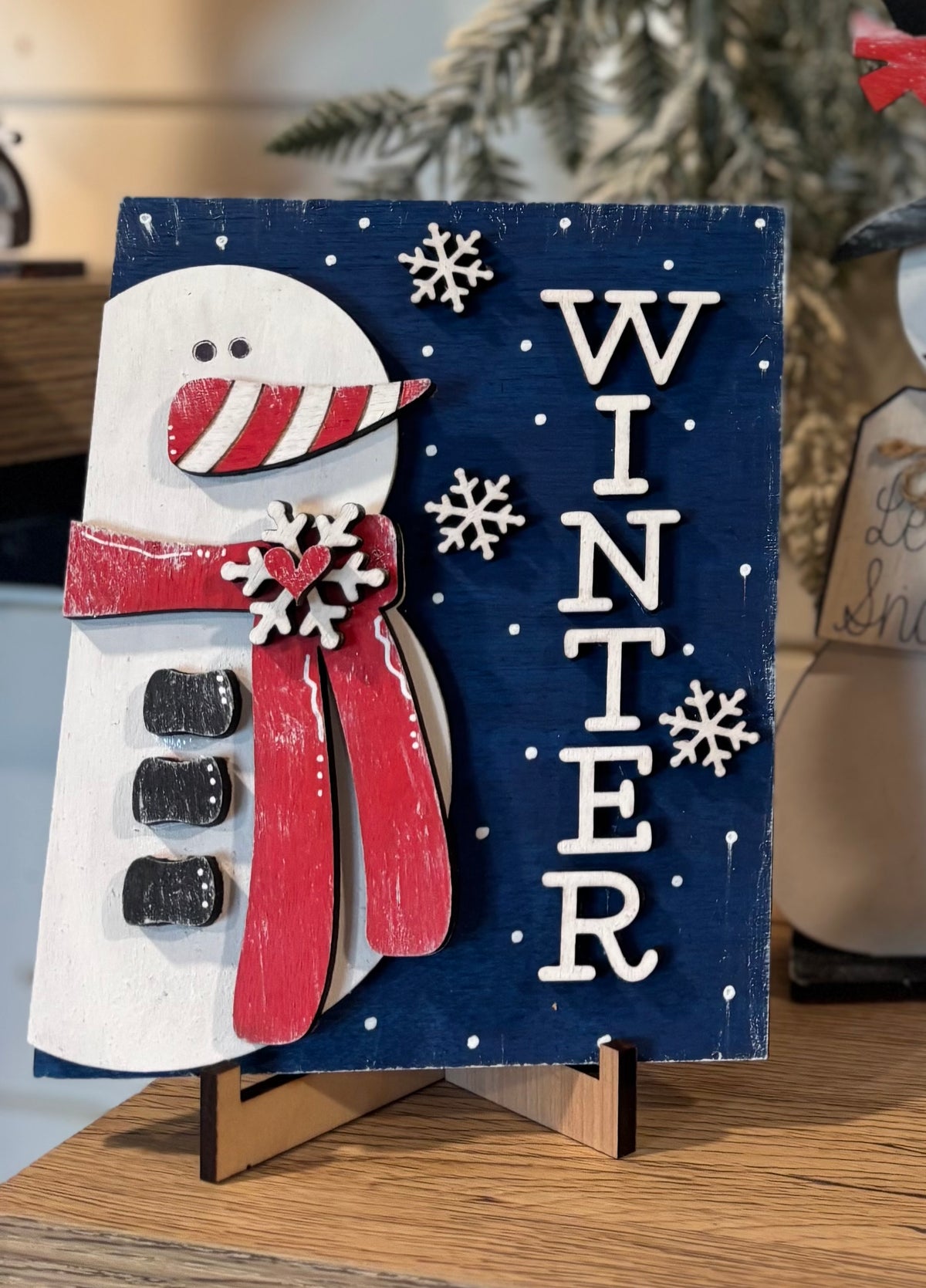 Snowman Winter Trio Signs DIY Kit