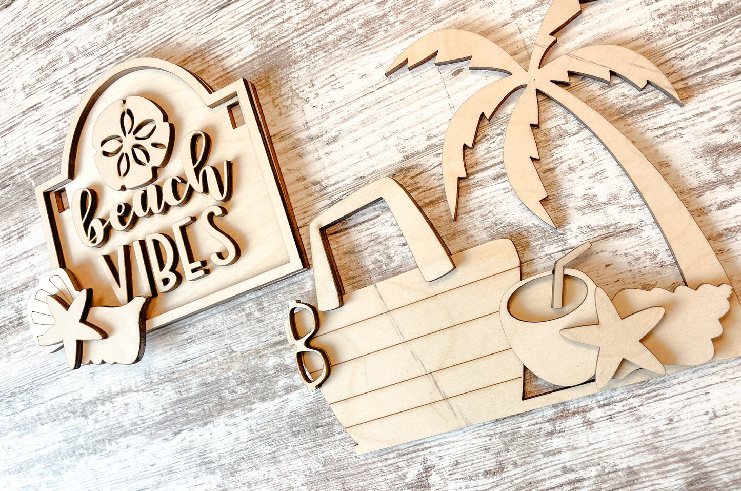 Beach Vibes DIY Post Interchangeable