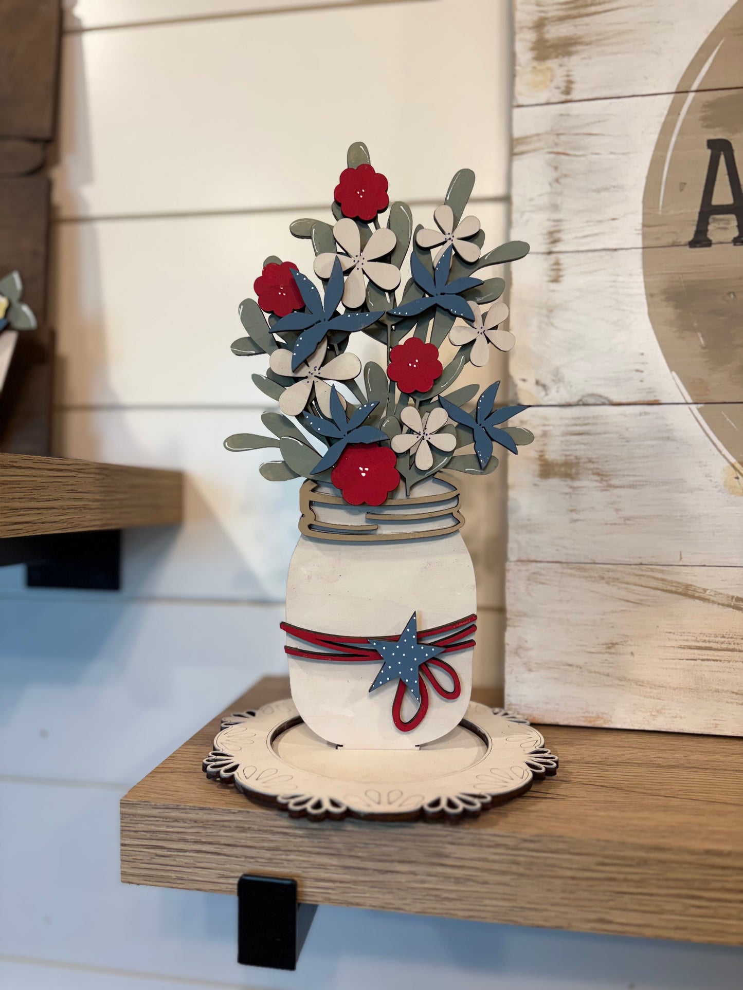 Patriotic Mason Jar DIY Kit