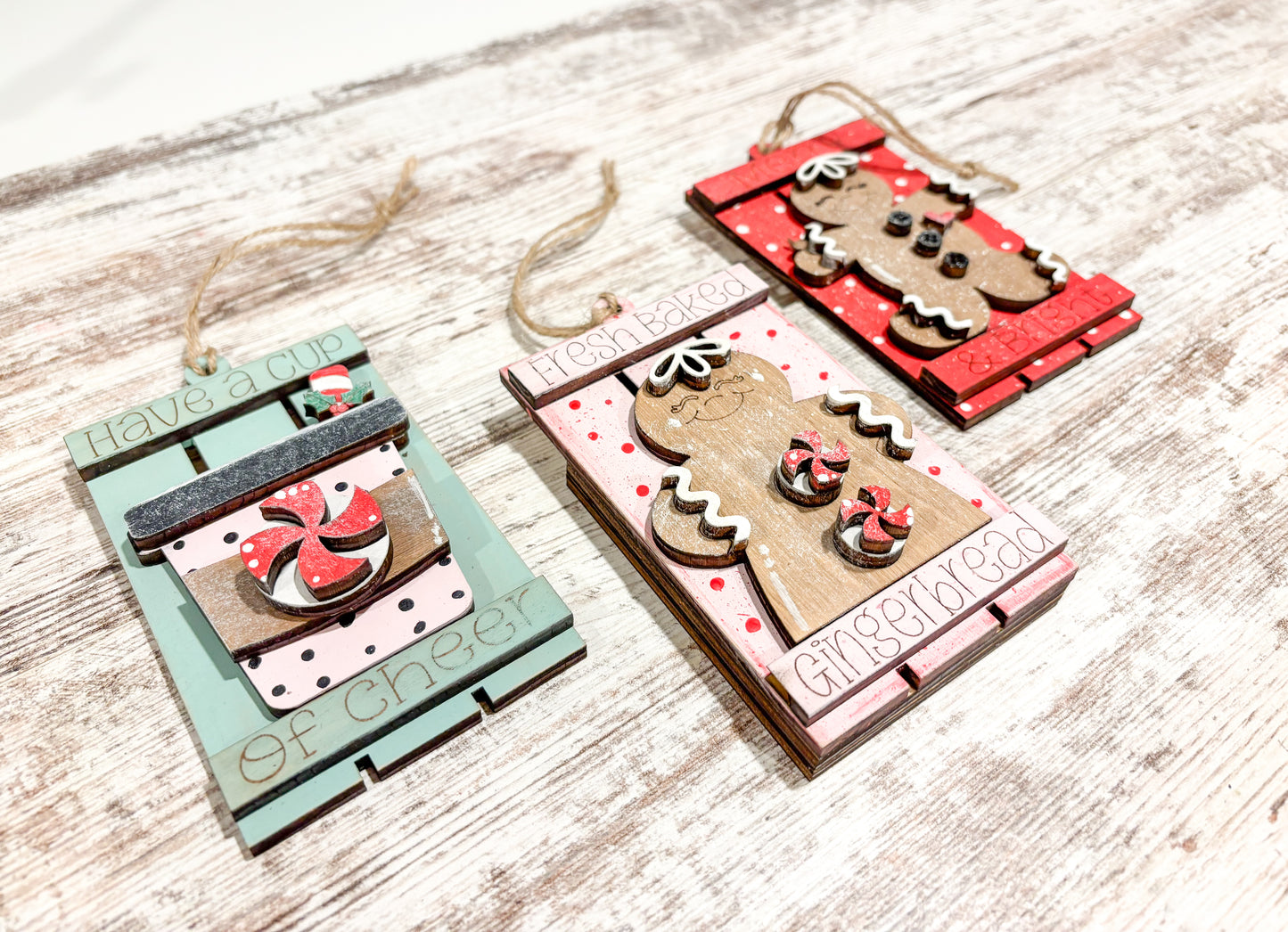 Gingerbread DIY Ornament & Gift Card Holder
