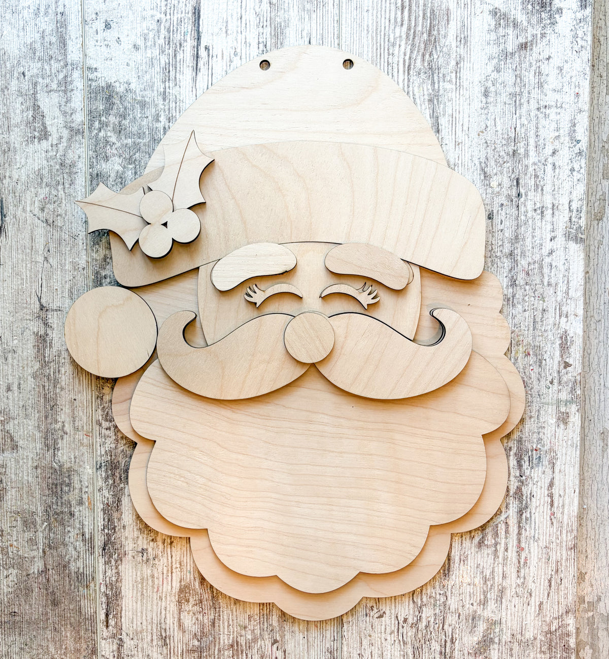 Retro Santa Door Hanger DIY Kit