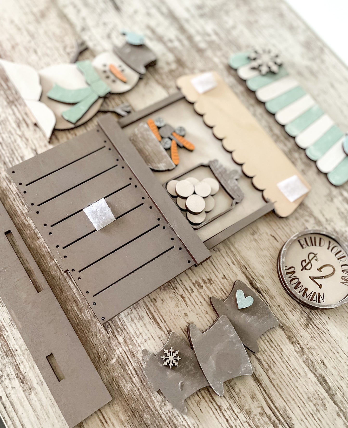 DIY Interchangeable Market Stand Winter Edition