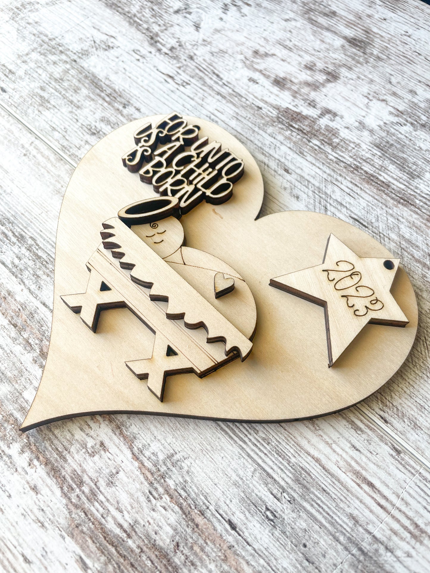 Nativity Christmas Ornament DIY Kit