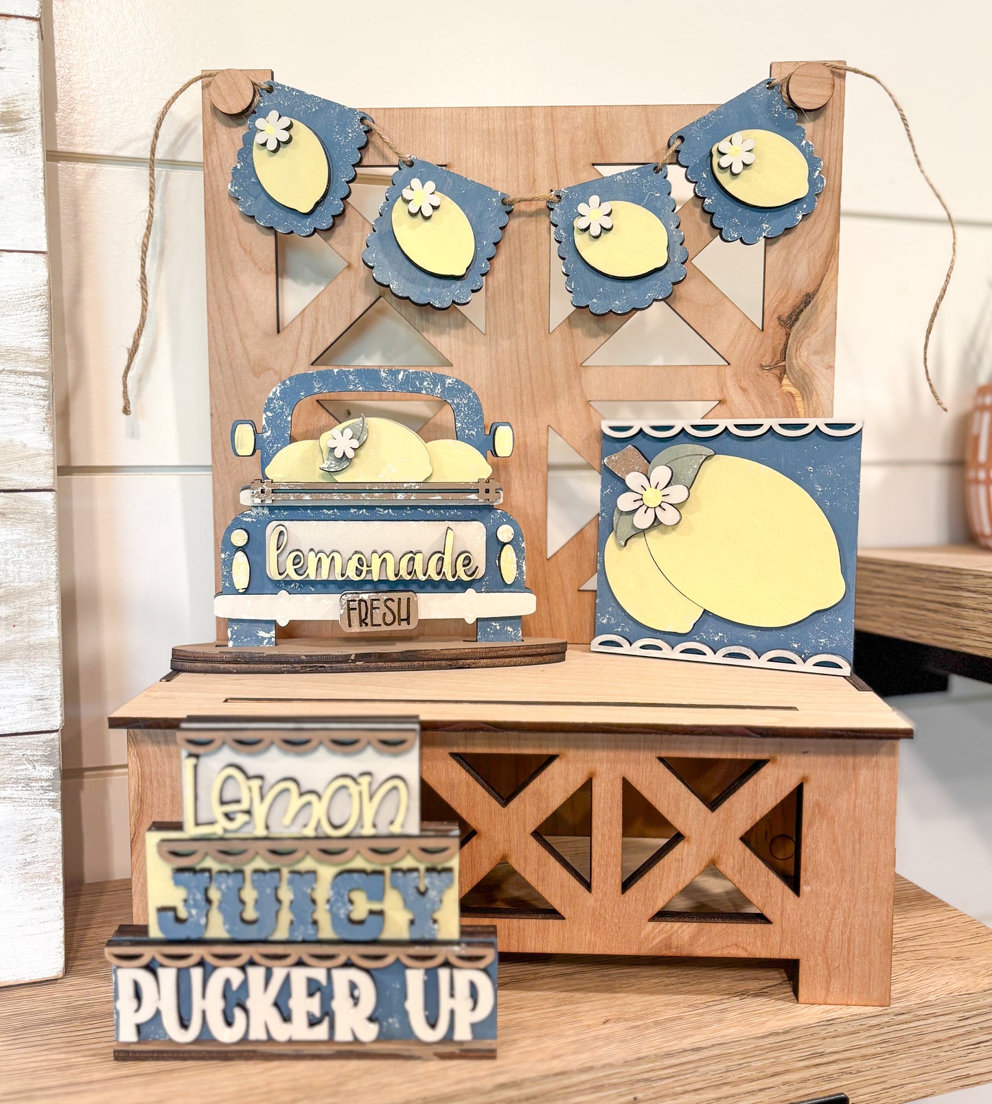Lemon Tiered Tray DIY Kit