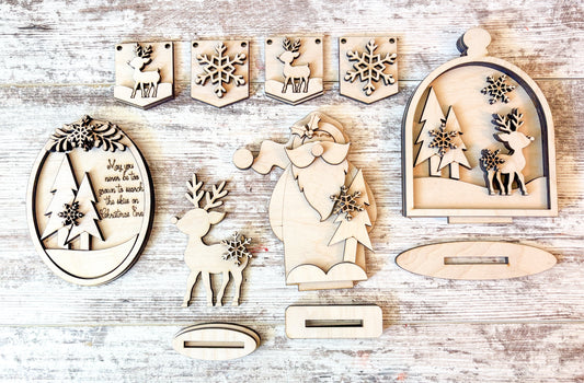 Reindeer Tiered Tray DIY Kit