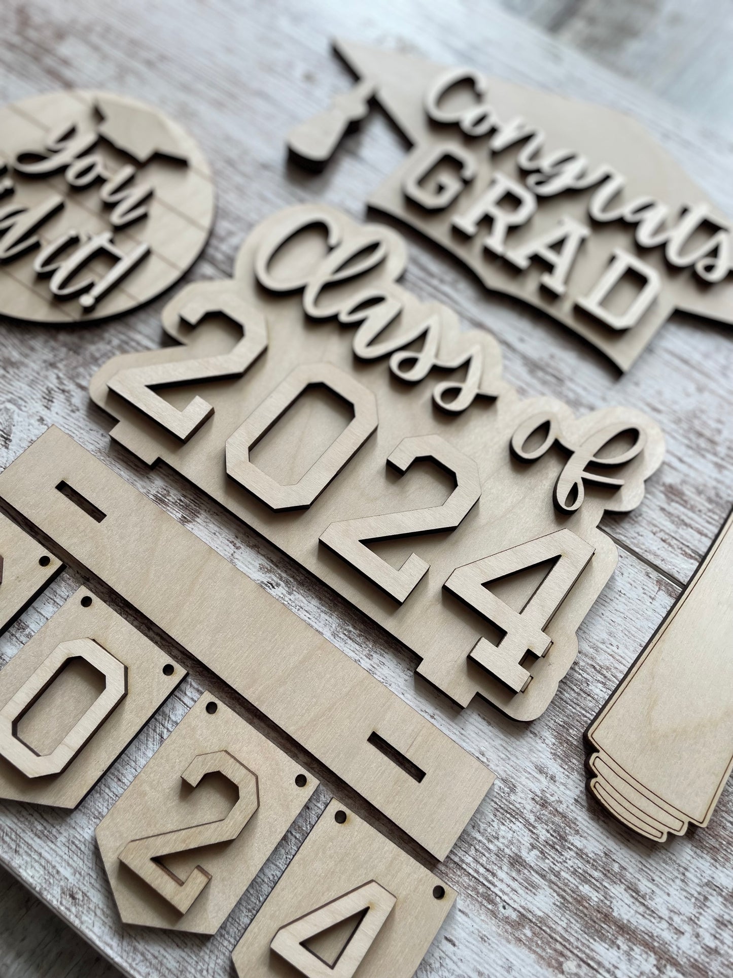 Graduation Tiered Tray DIY Kit