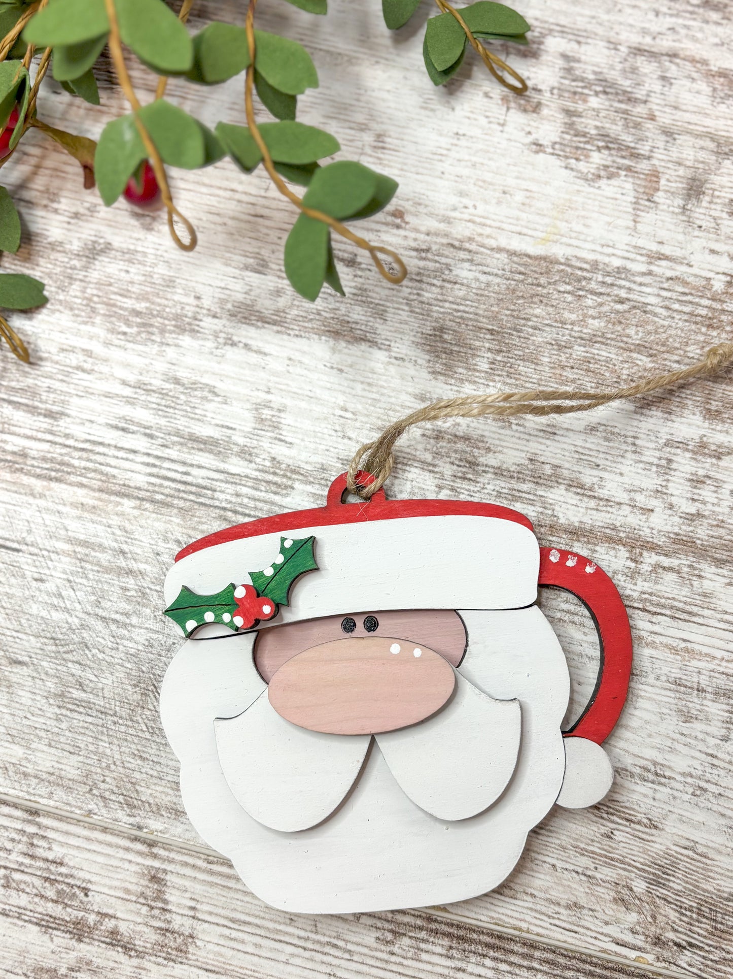 Santa Mug DIY Ornament Kit