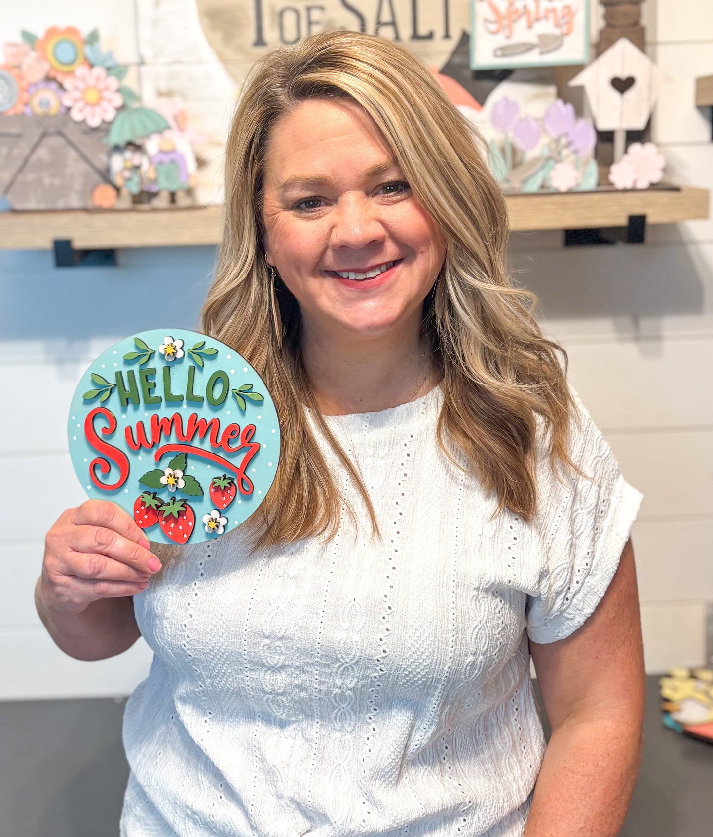 Hello Summer DIY Mini Sign Freebie