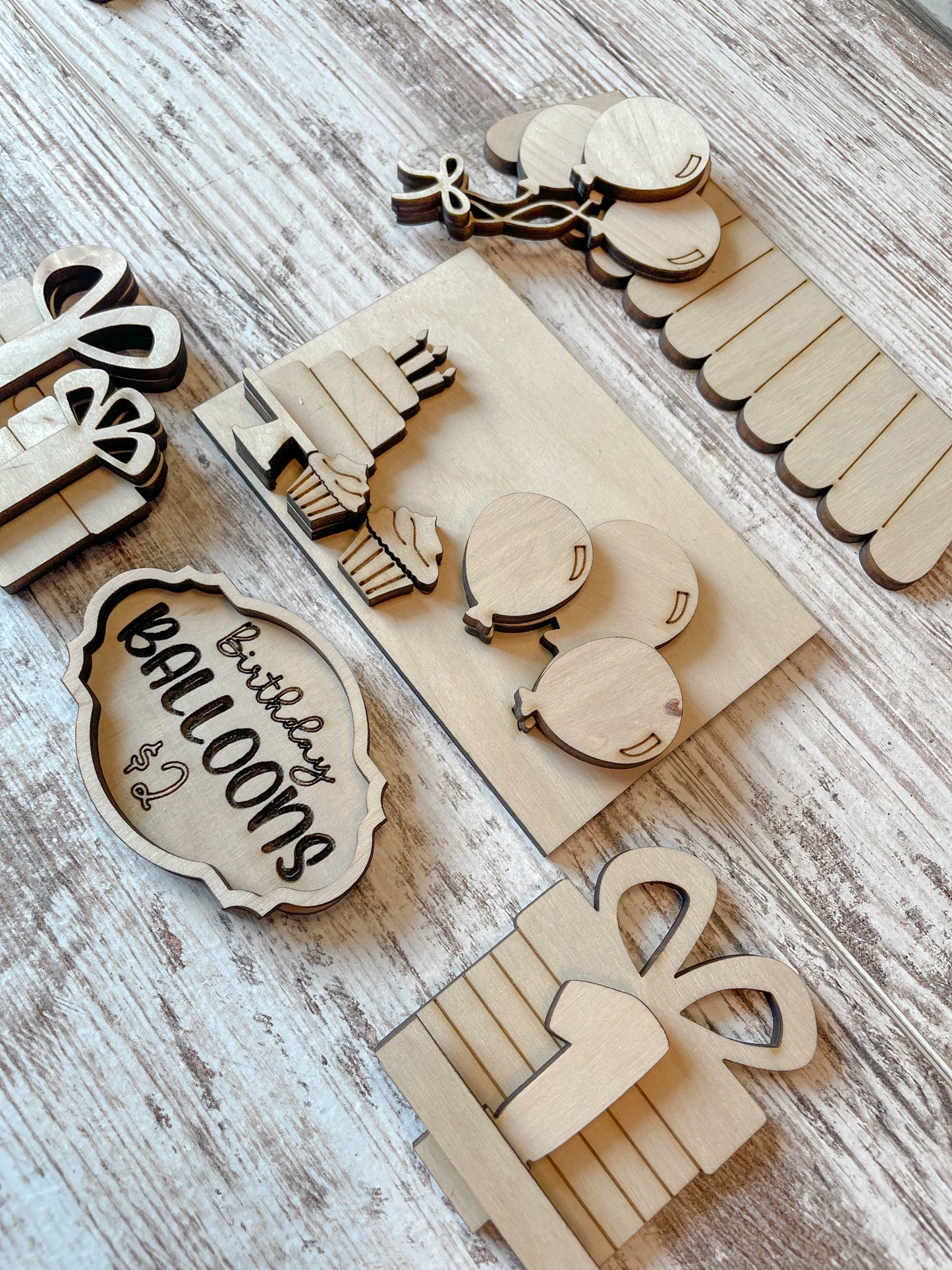 DIY Interchangeable Market Stand Birthday