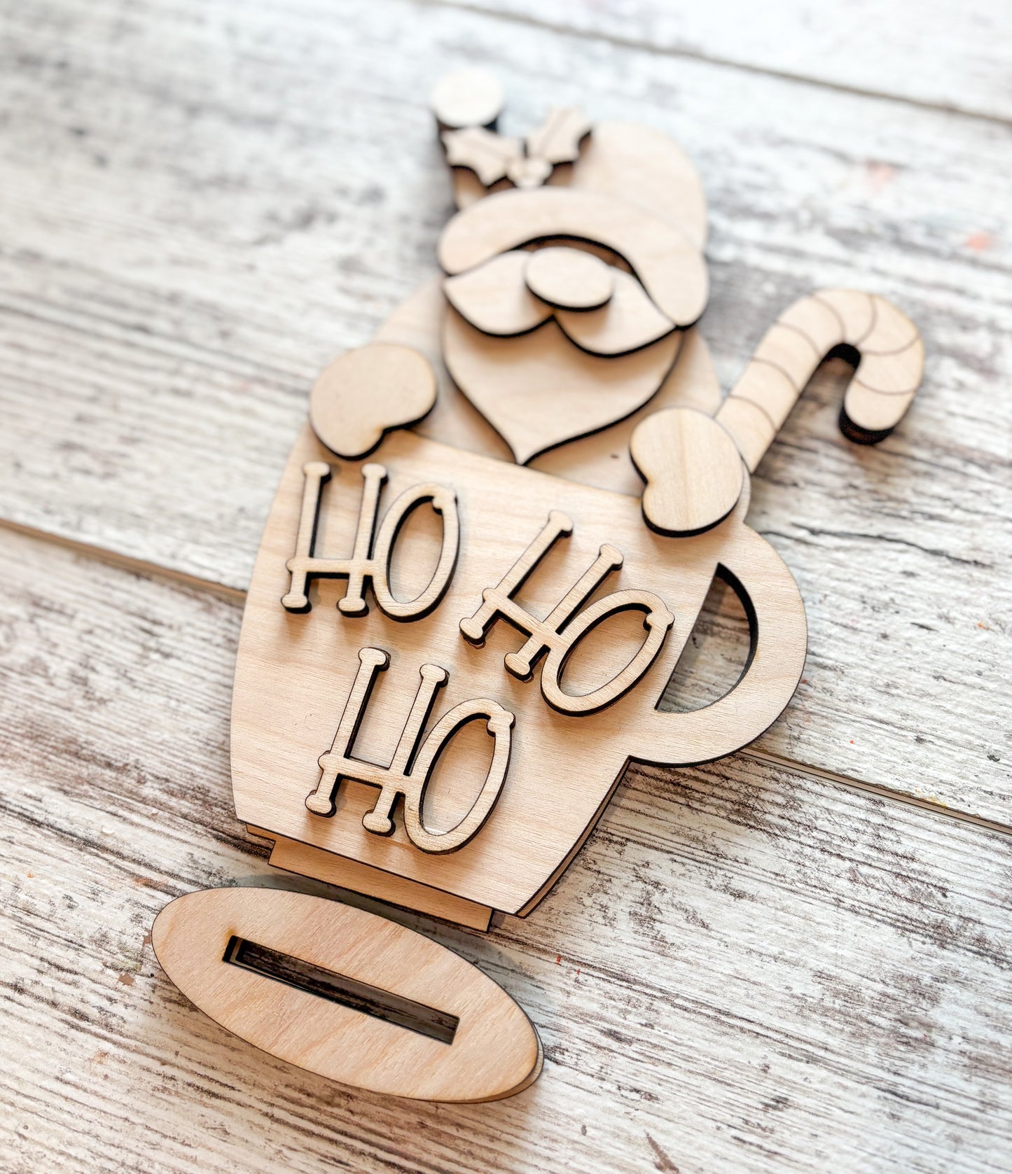 Santa in a Mug Shelf Sitter DIY Kit