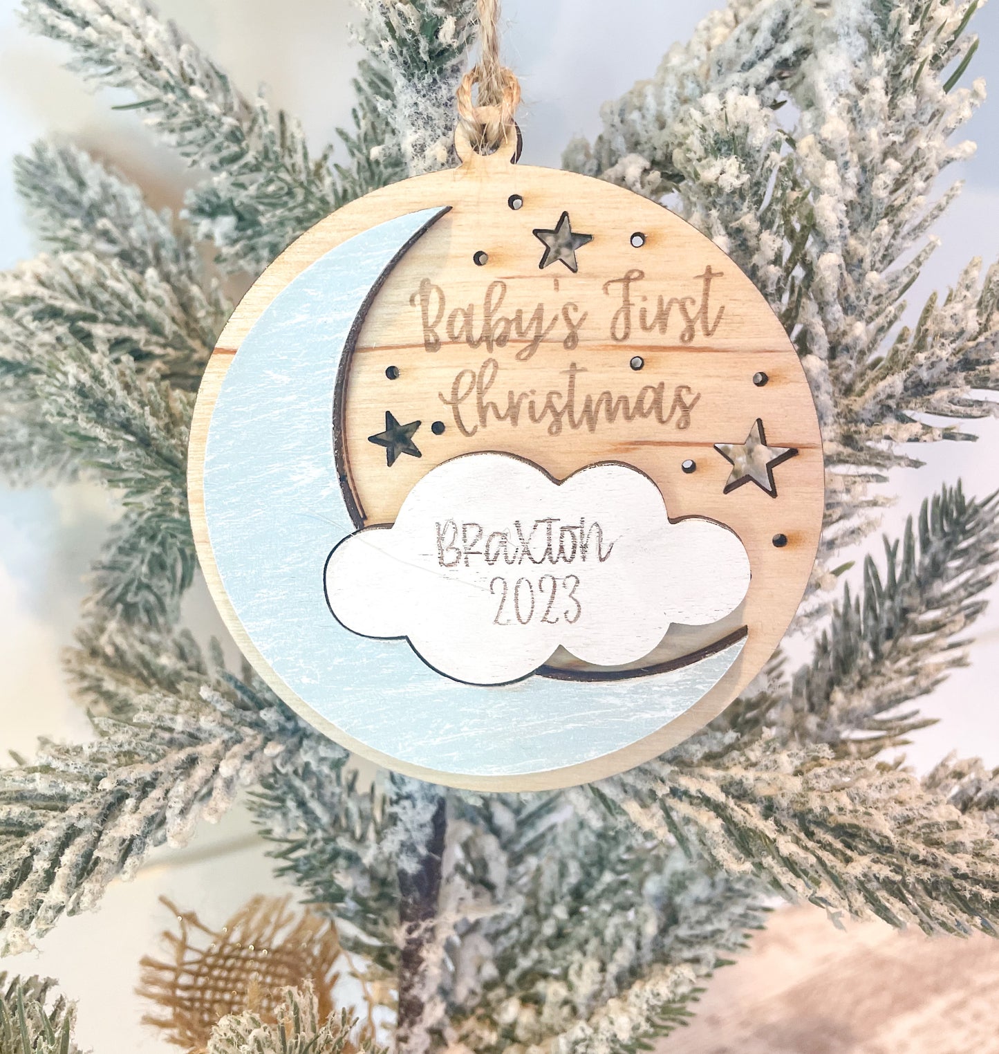 Baby’s First Christmas Personalized Ornament