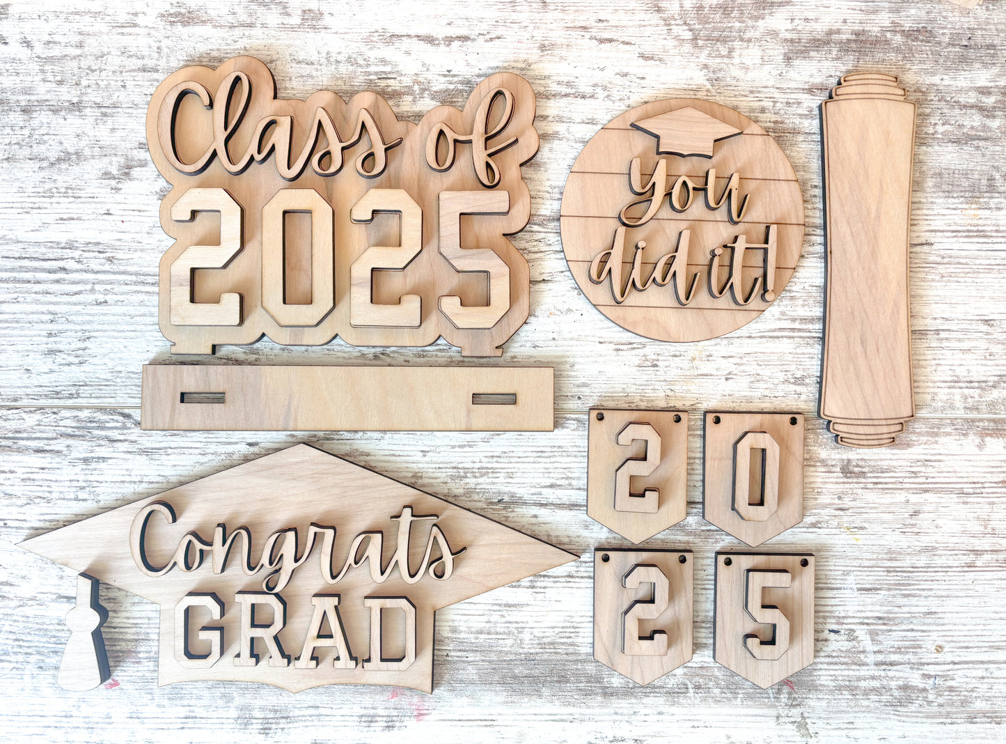 Graduation Tiered Tray DIY Kit