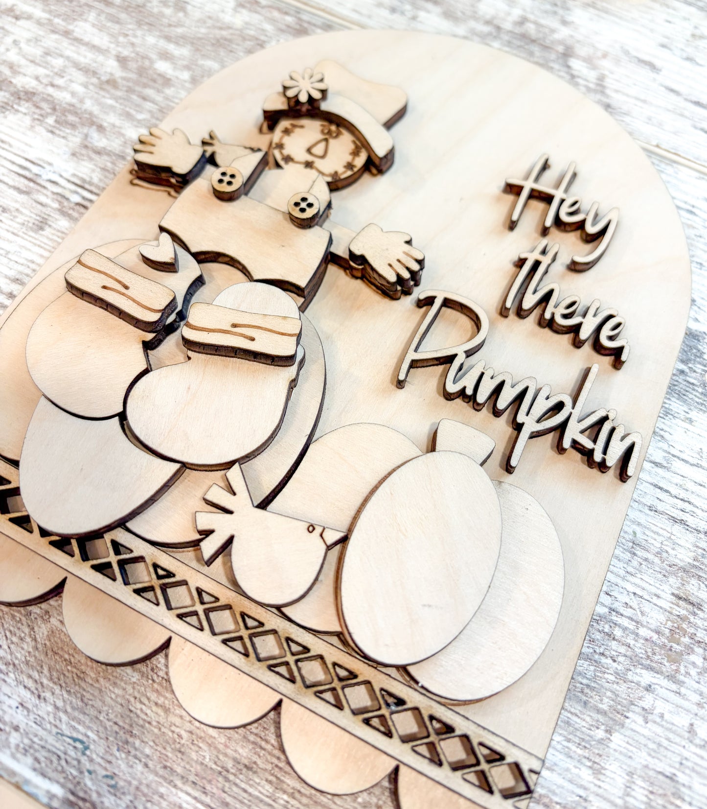 Hey There Pumpkin Scarecrow DIY Paint Kit | Fri-YAY Craft Kit