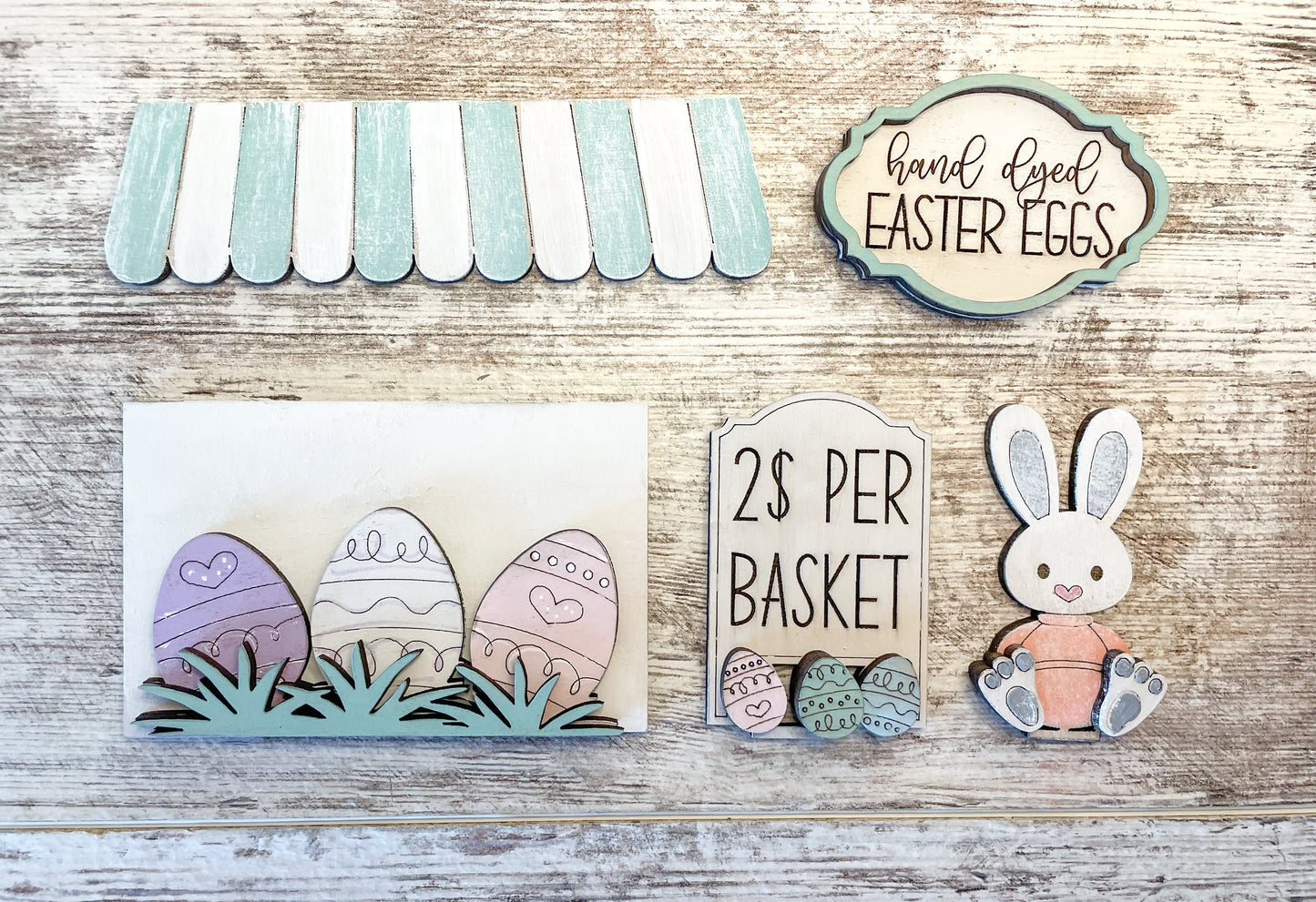 DIY Interchangeable Market Stand Easter