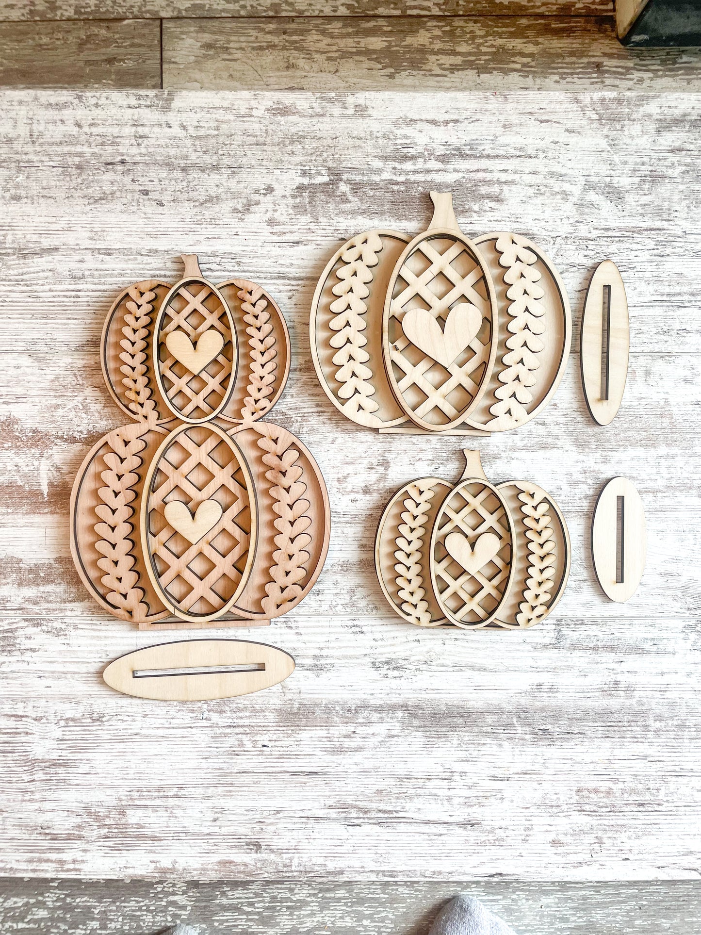 Standing Fall Pumpkin Decor