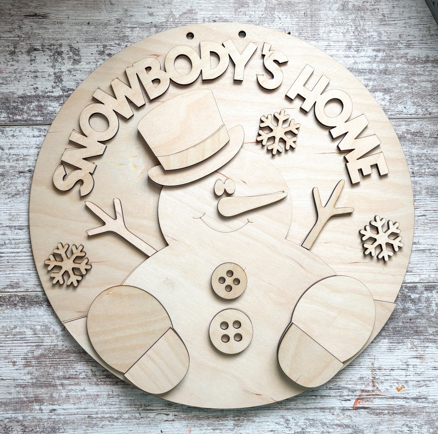 Snowbody is Home Door Hanger DIY Kit