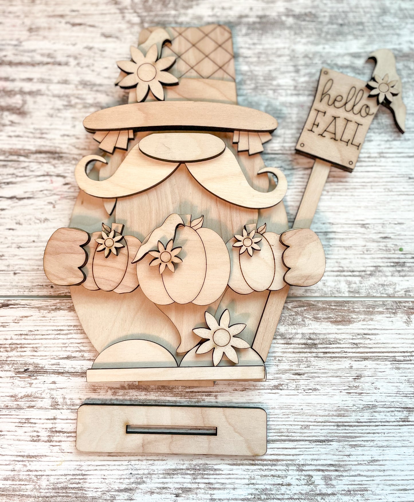 Scarecrow DIY Gnome Shelf Sitter