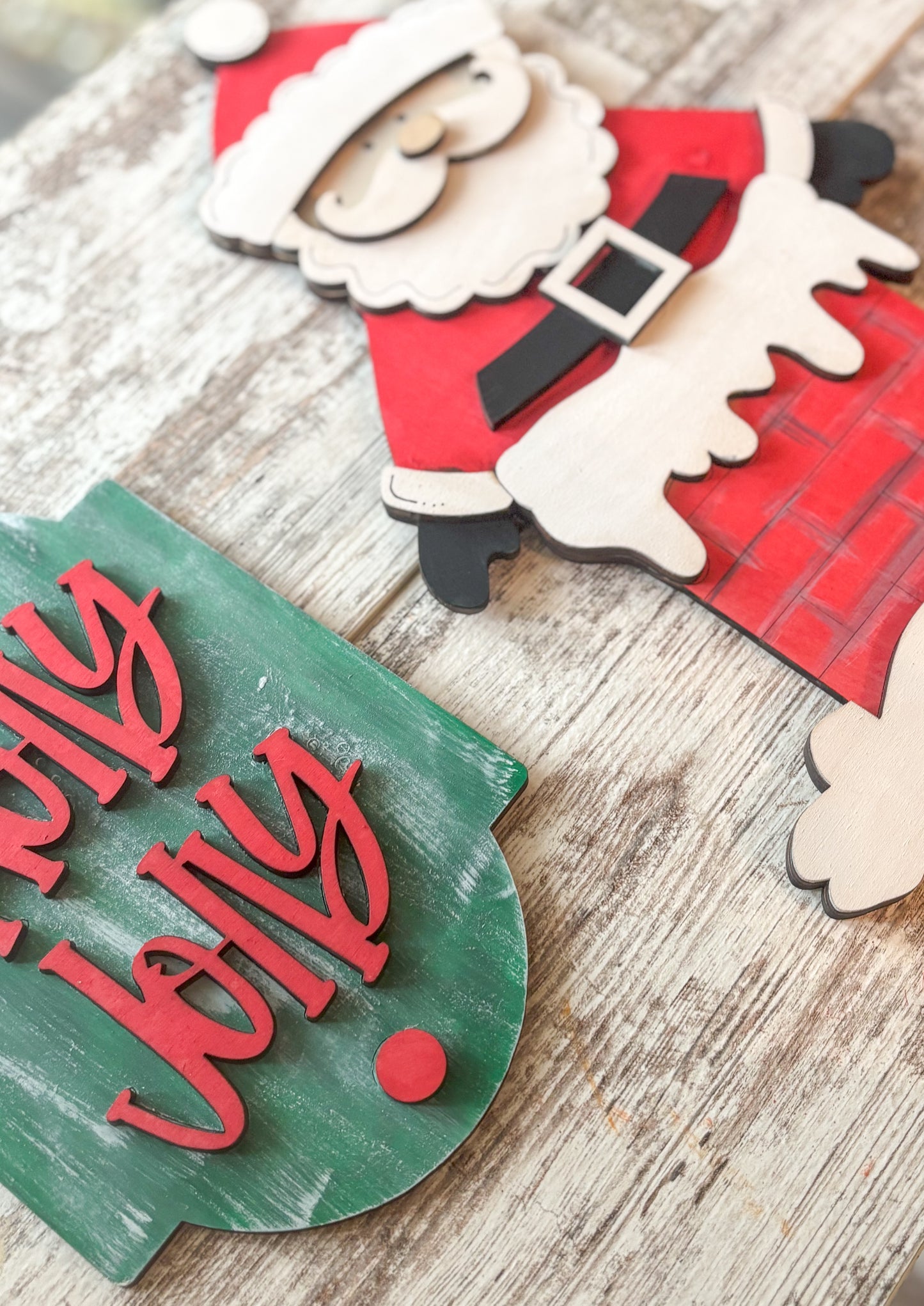 Porch Leaner Interchangeable Santa Add On DIY Kit