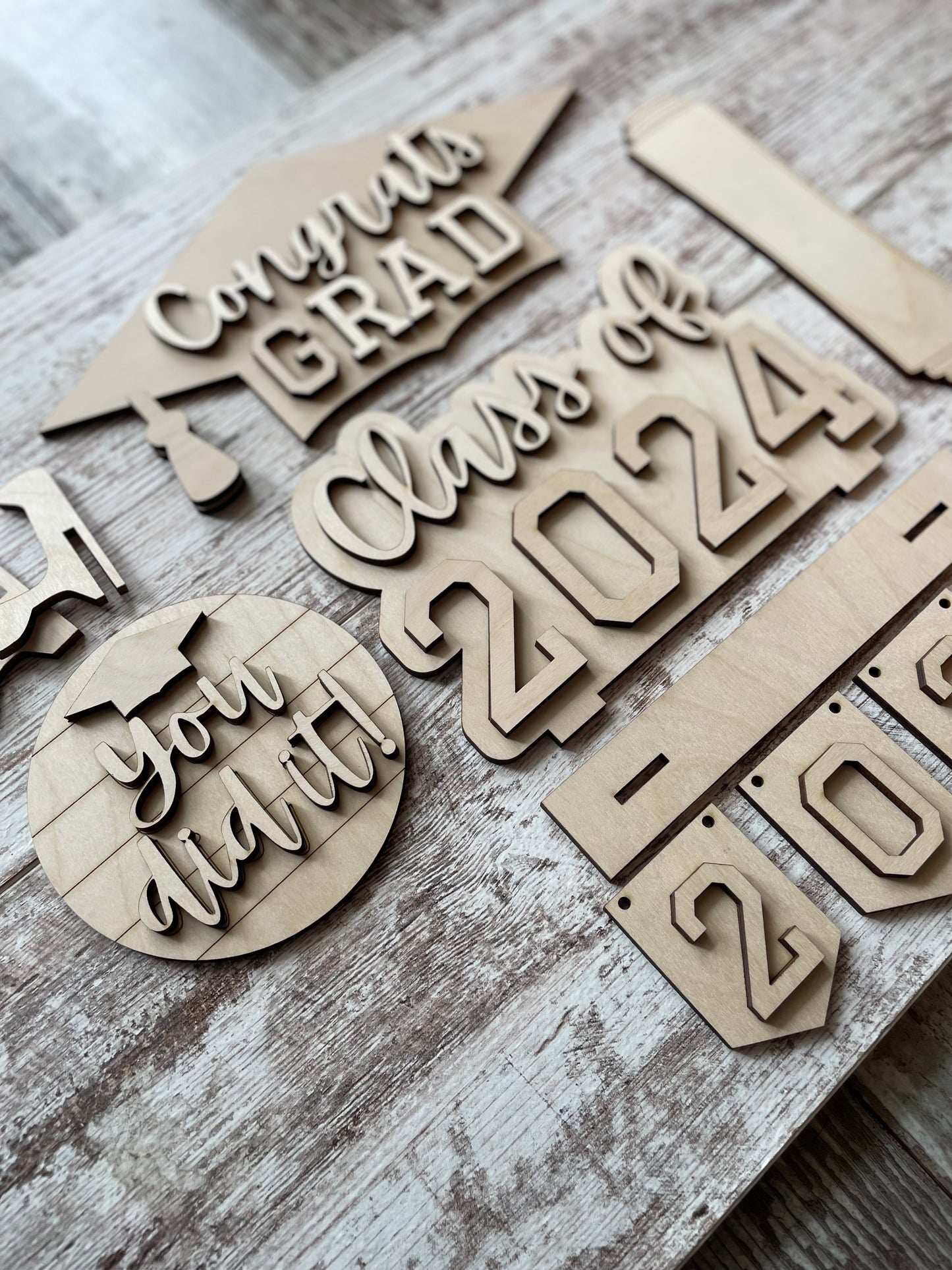 Graduation Tiered Tray DIY Kit