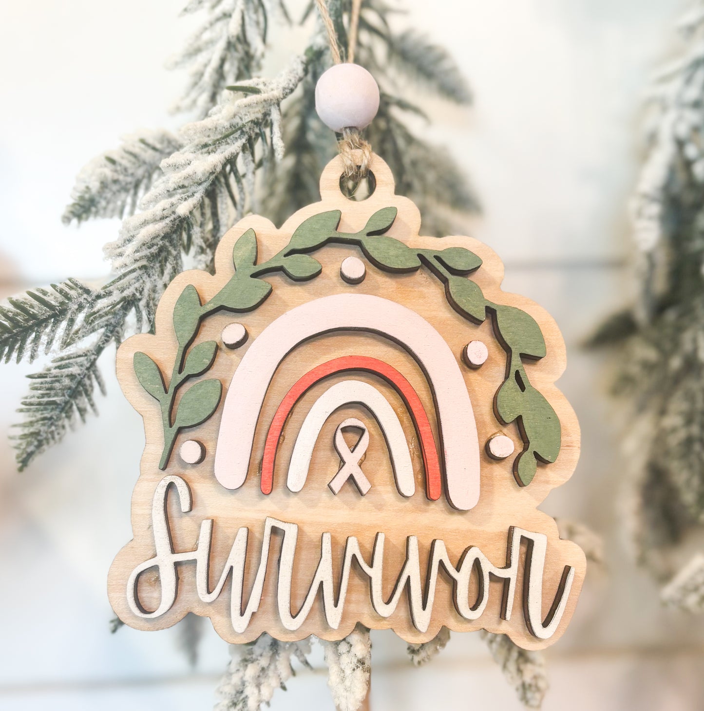 Breast Cancer Survivor Ornament