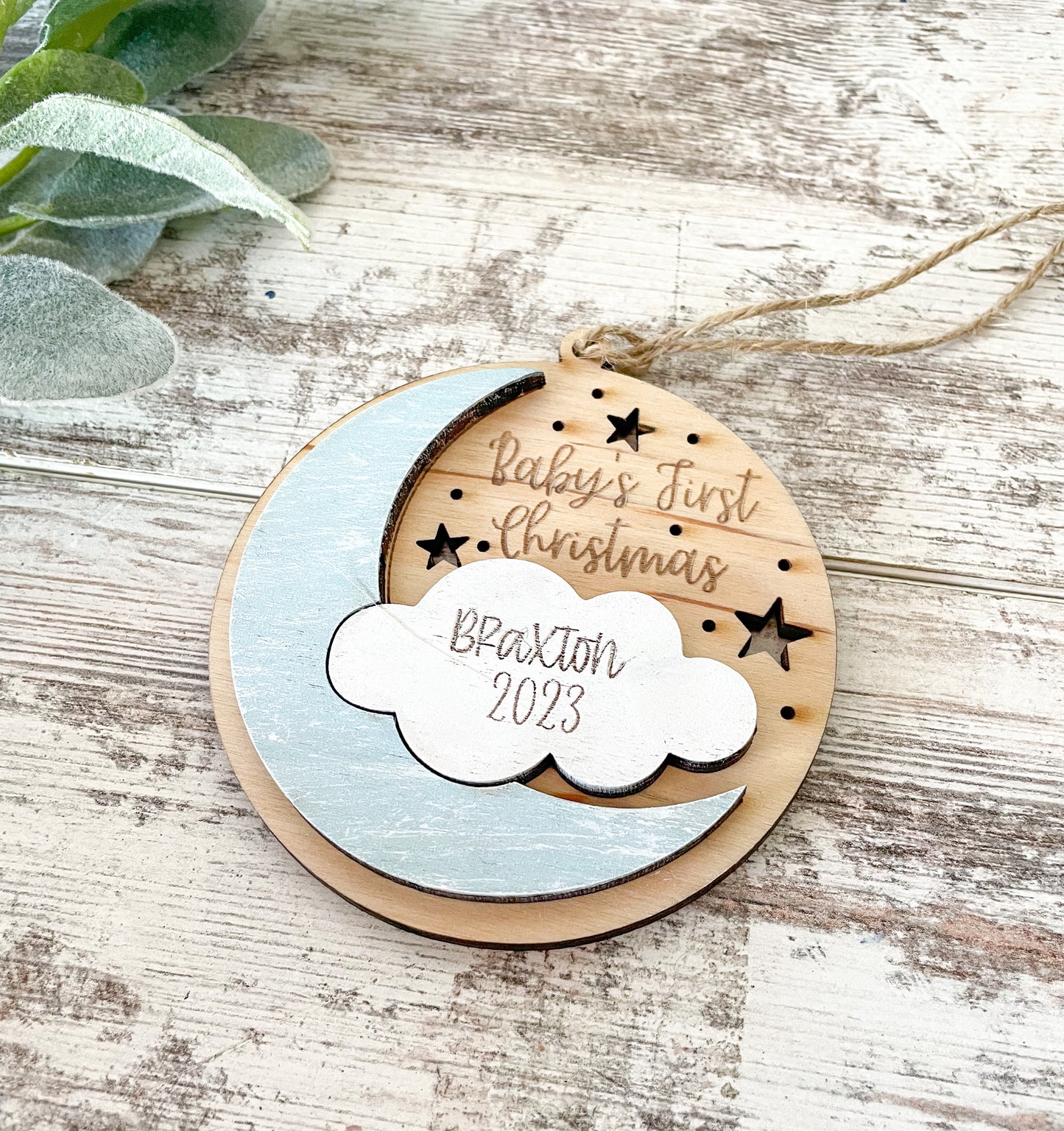 Baby’s First Christmas Personalized Ornament