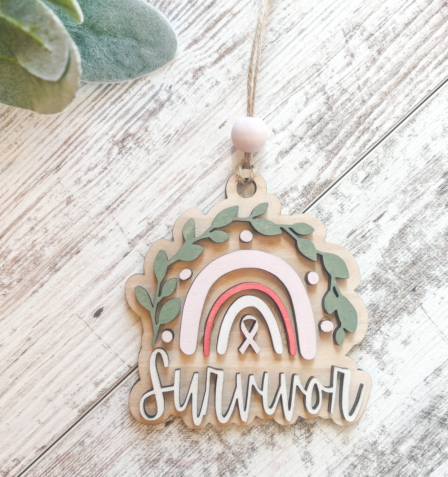 Breast Cancer Survivor Ornament
