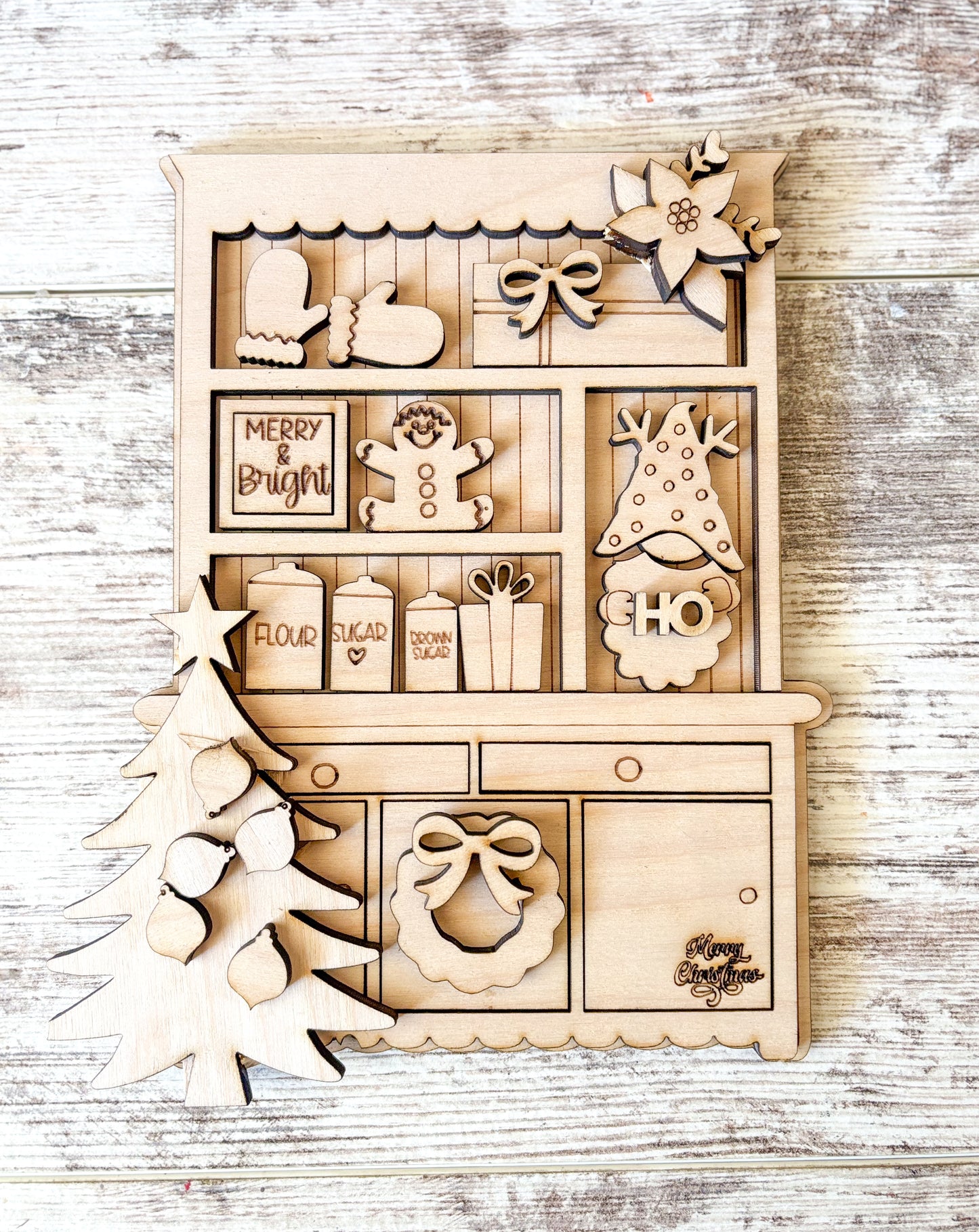 Christmas Bookshelves DIY Kits