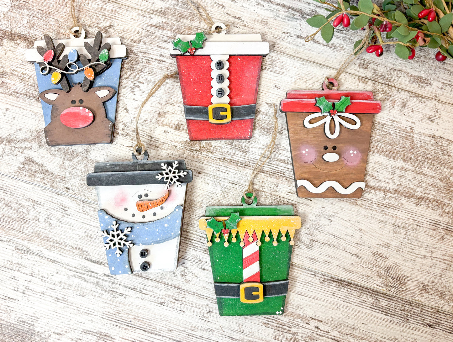 Coffee Cup DIY Ornament & Gift Card Holder