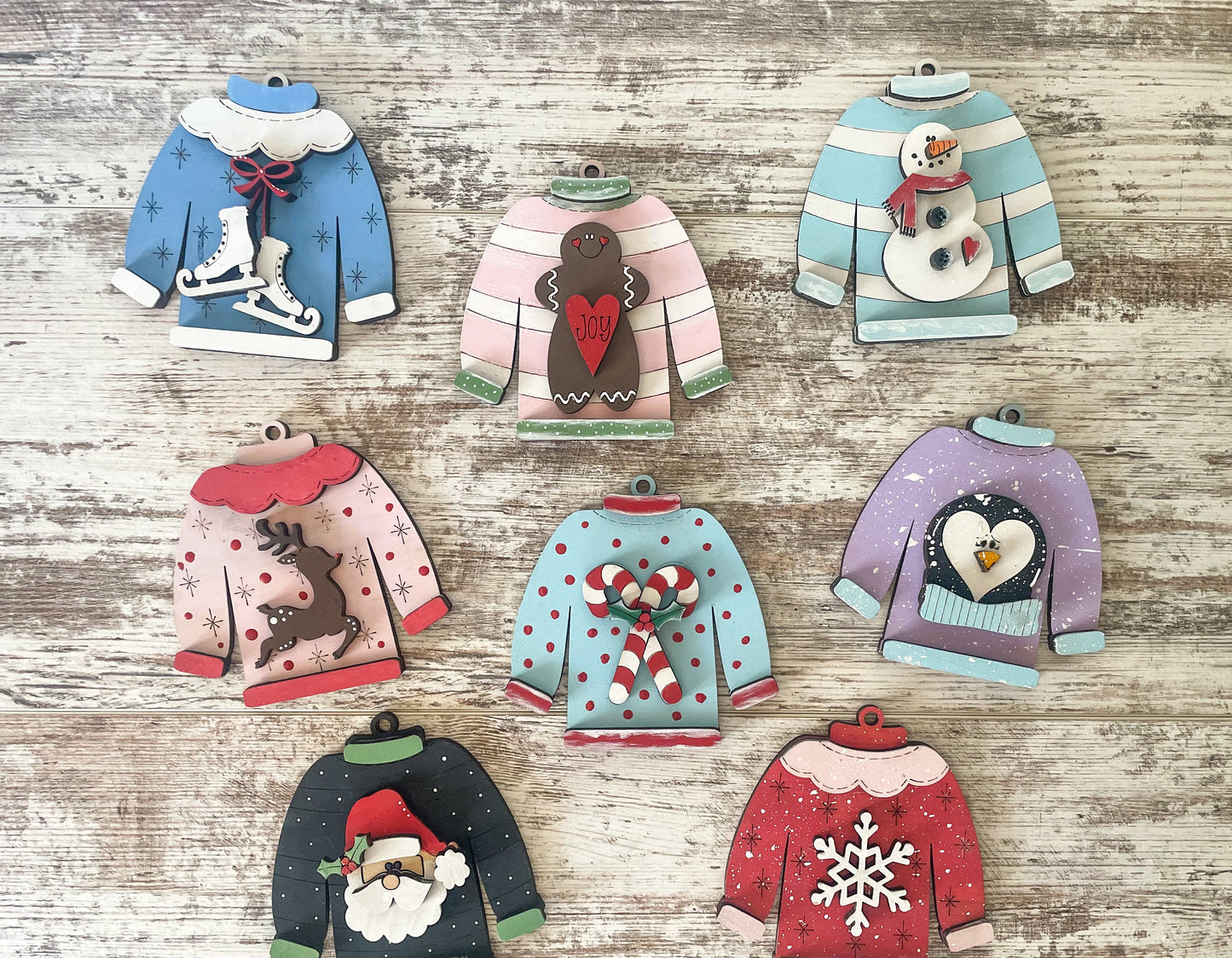 Christmas Sweater Ornament Bundle