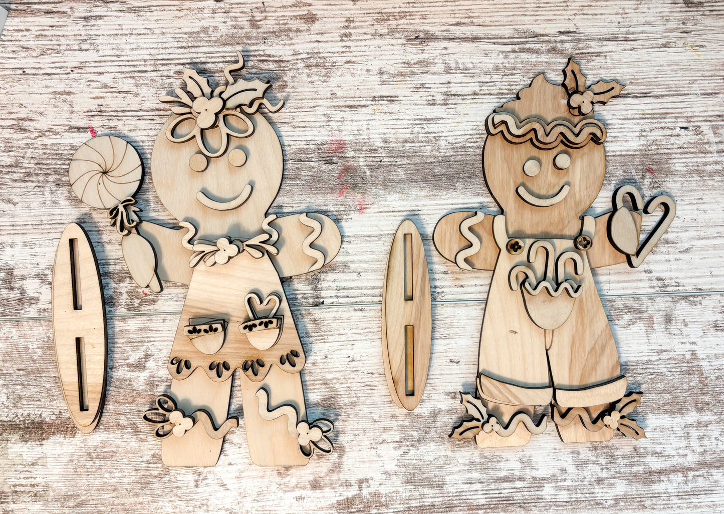Gingerbread Boy & Girl
