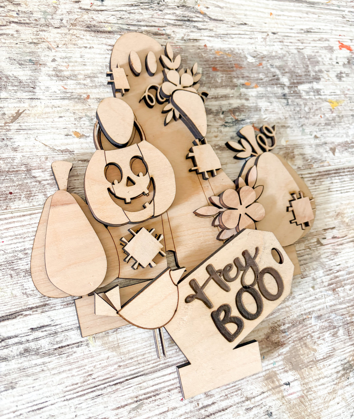 Interchangeable Drawer Hey Boo Set