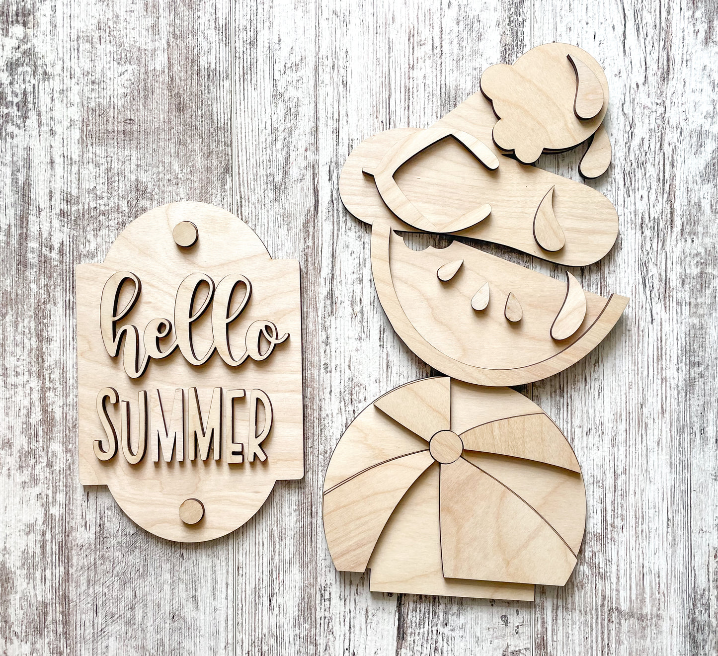 Porch Leaner Interchangeable Summer Add On DIY Kit