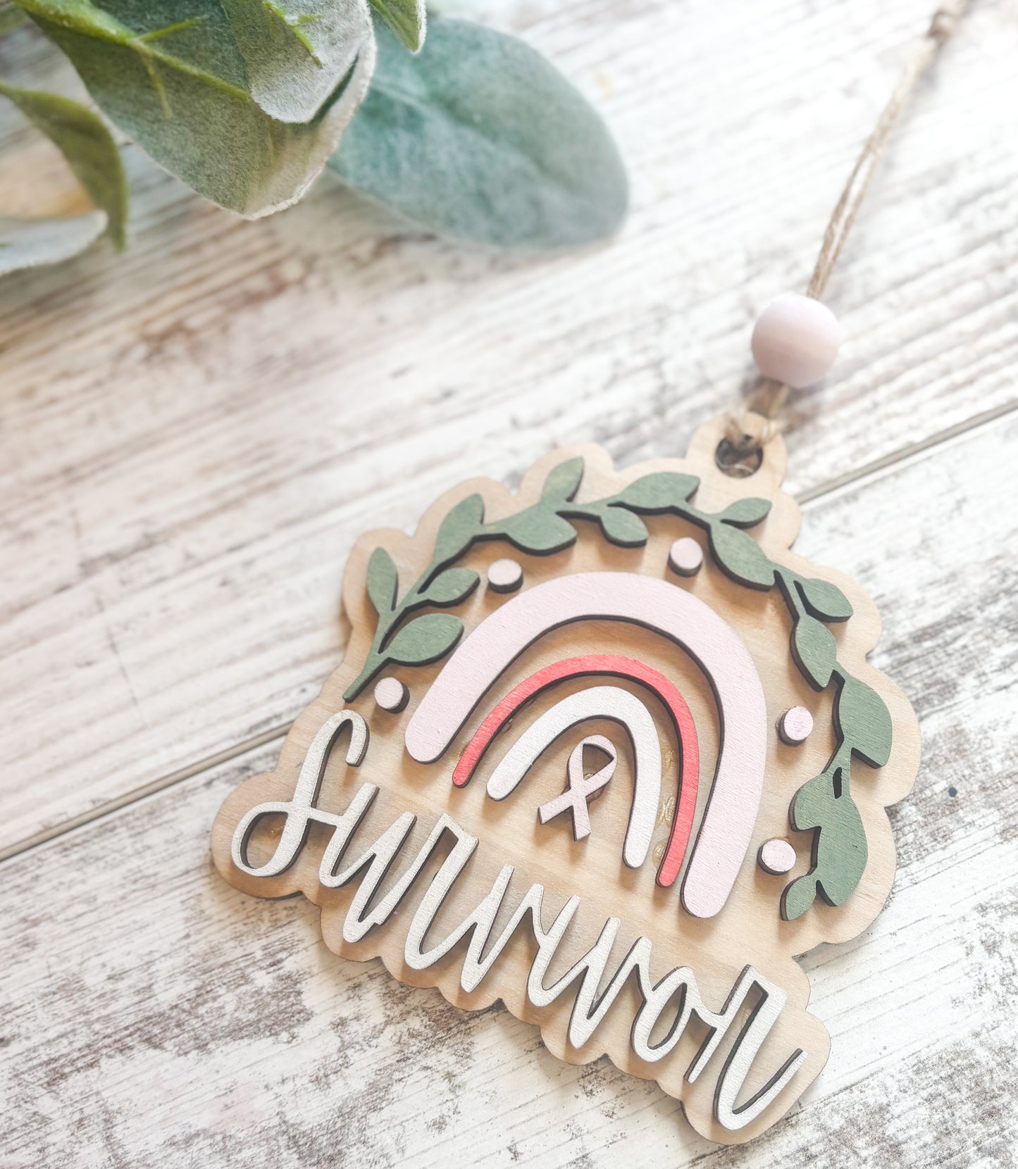 Breast Cancer Survivor Ornament