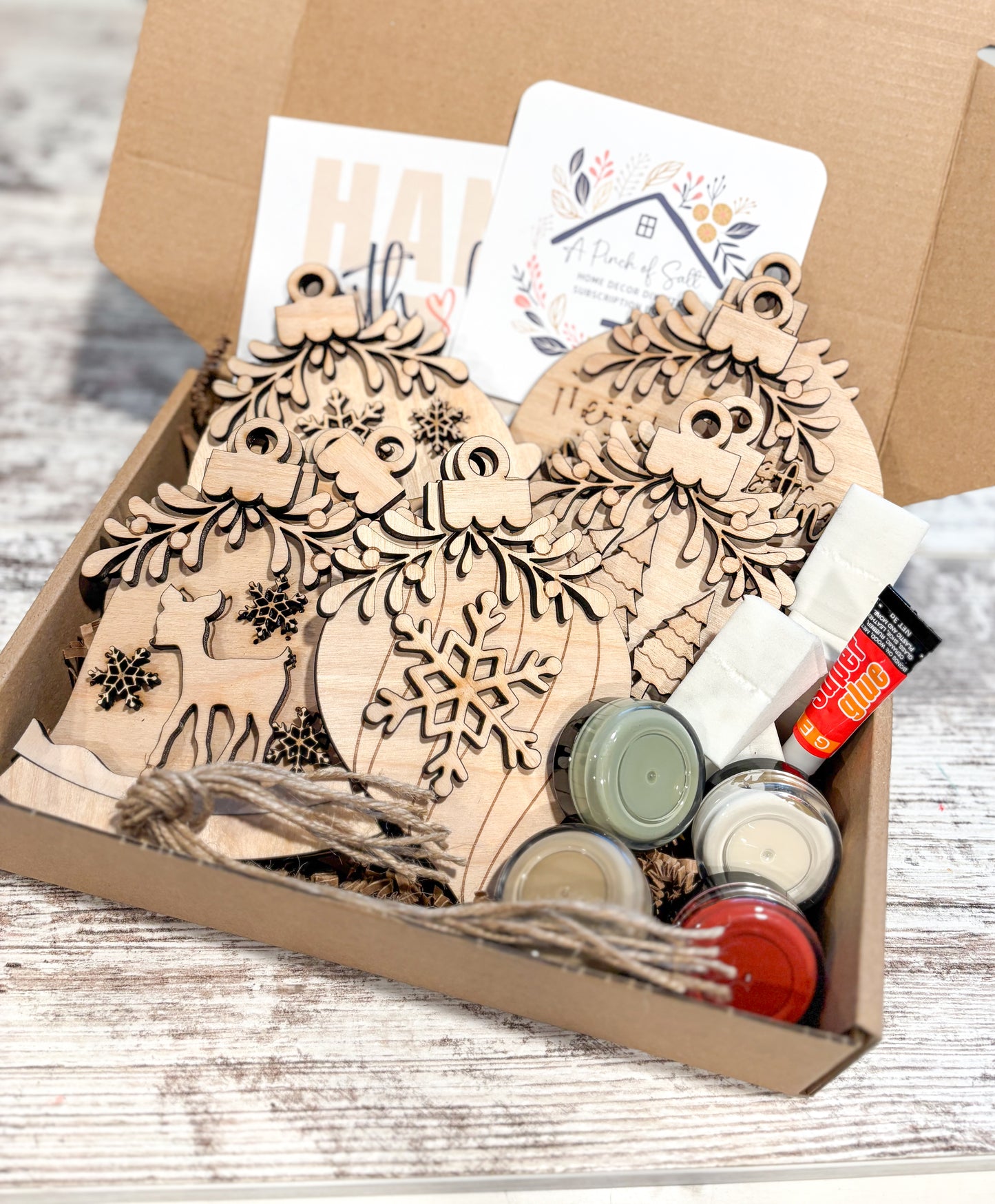 A Pinch of Christmas Magic Ornament Box