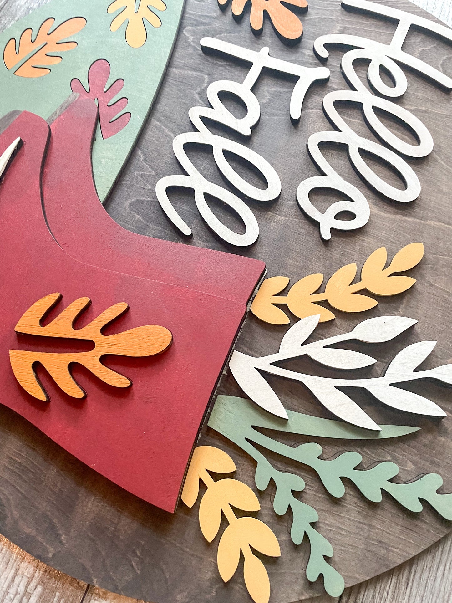 Hello Fall Door Hanger DIY Kit