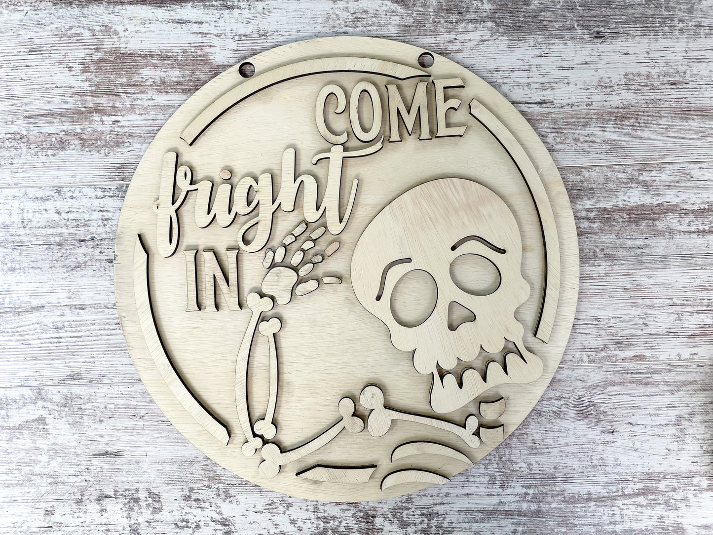 Come Fright In Door Hanger DIY Kit