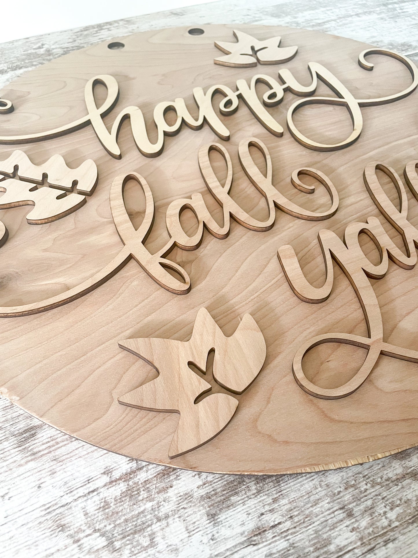Happy Fall Y’all Door Hanger DIY Kit