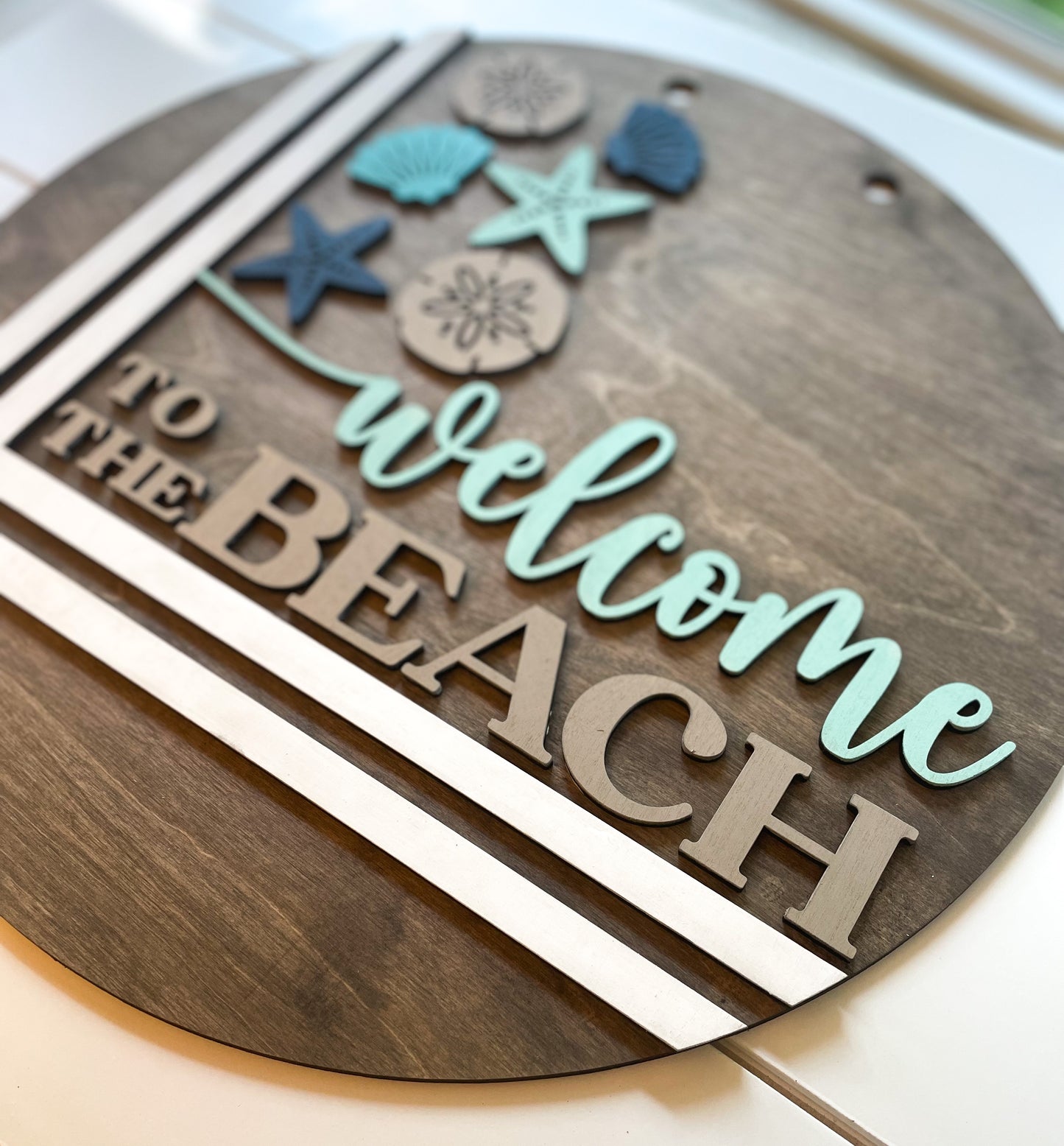 Welcome to the Beach Door Hanger DIY Kit
