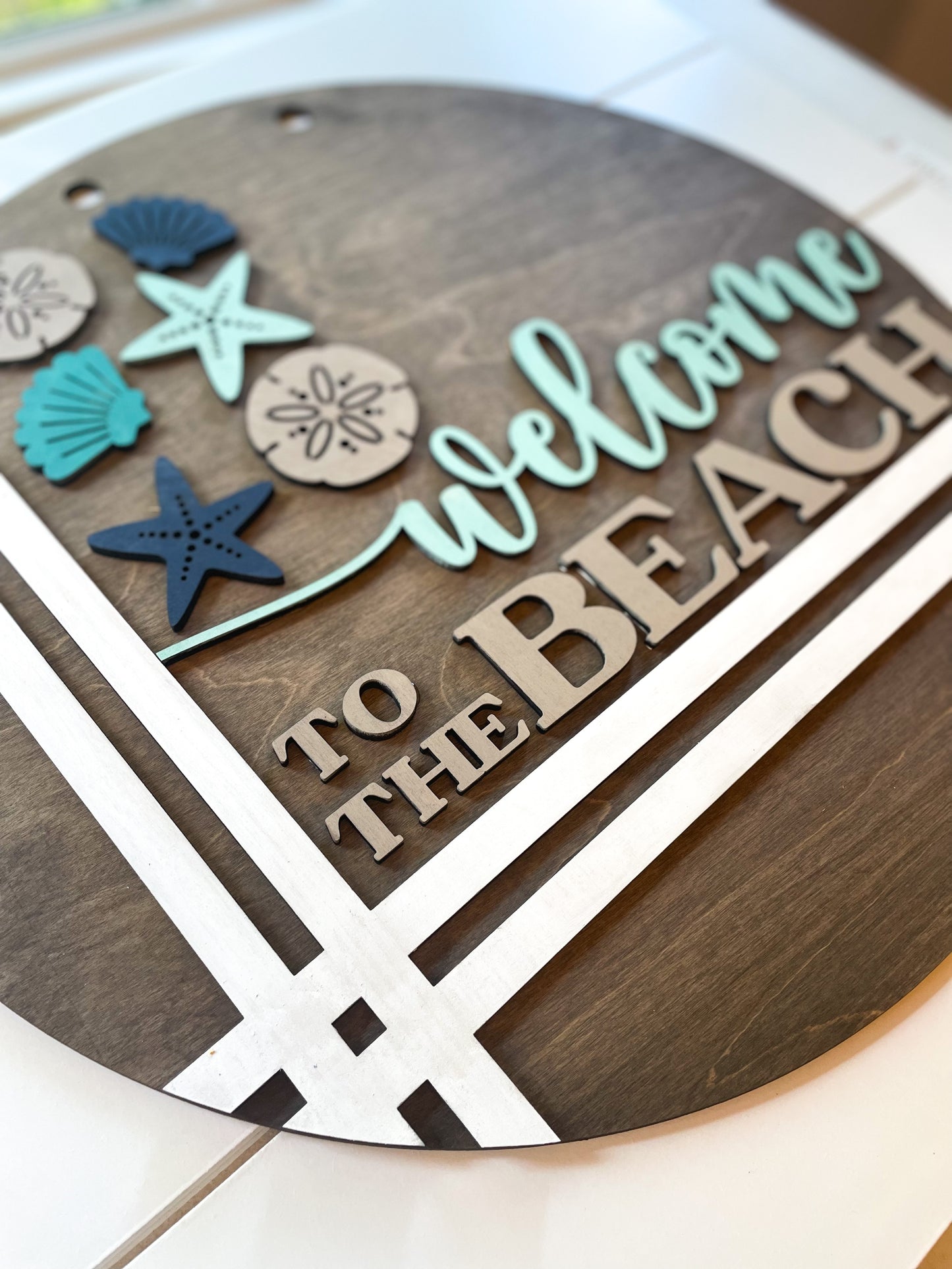 Welcome to the Beach Door Hanger DIY Kit