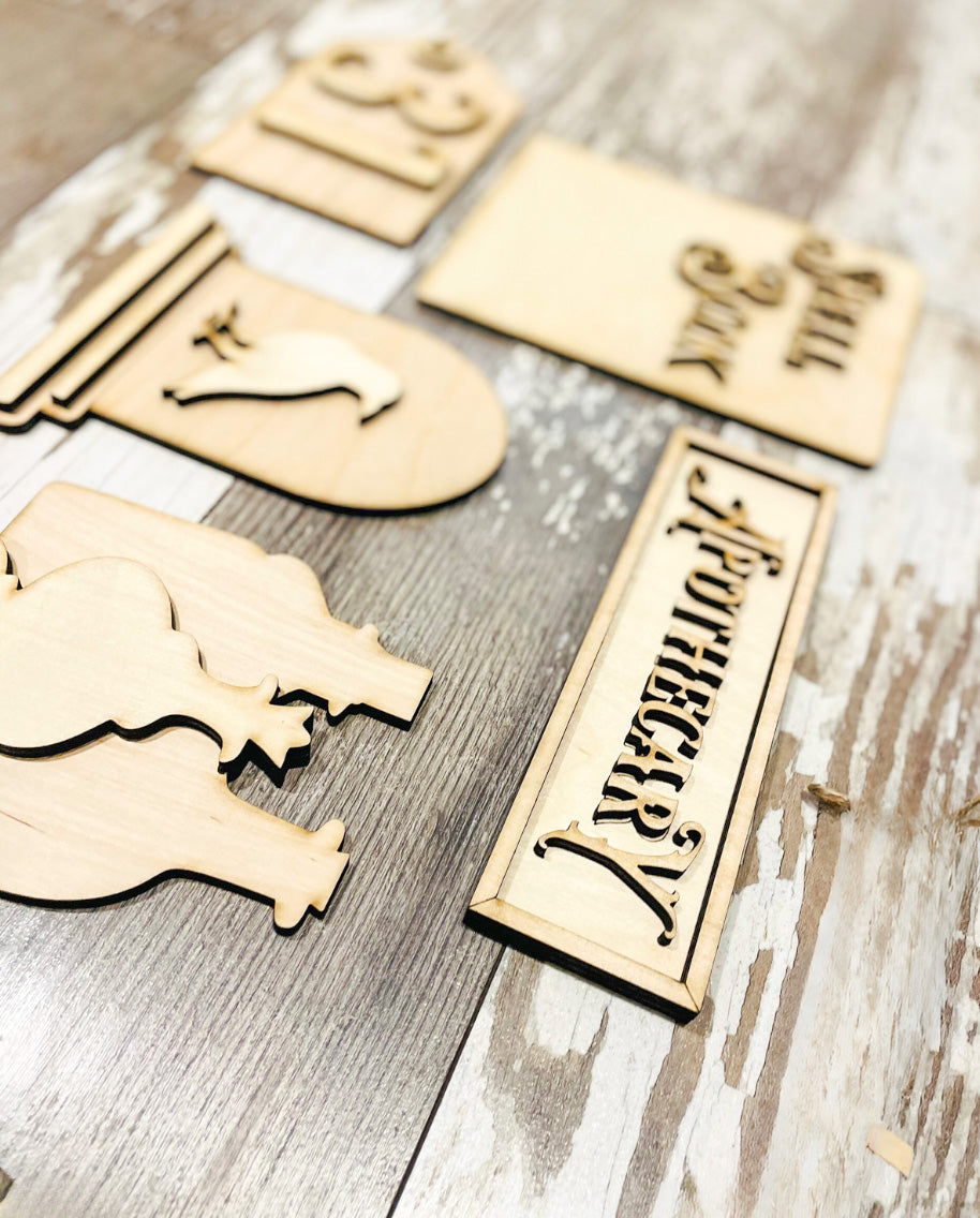 Apothecary Tiered Tray DIY Kit