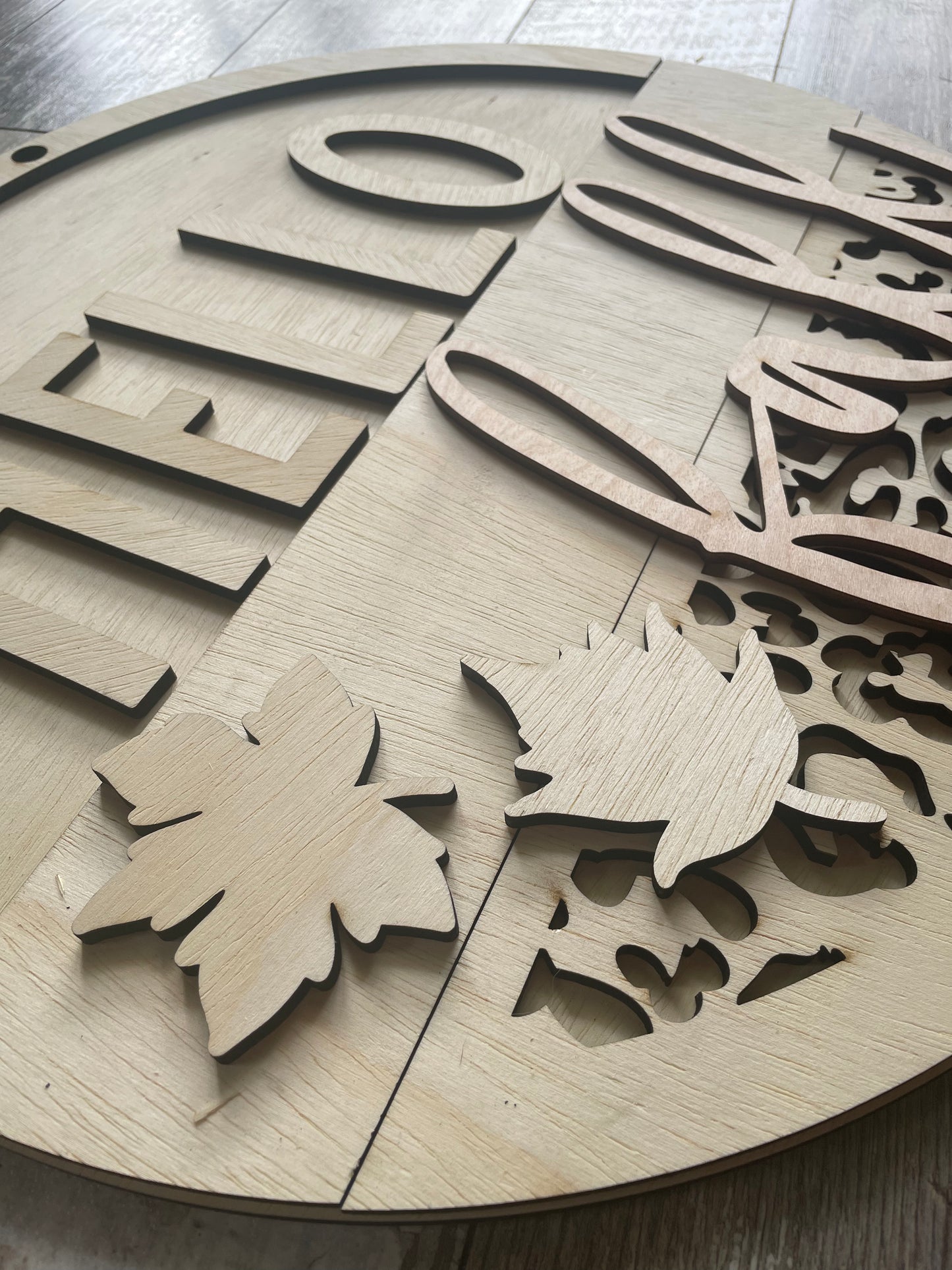 Hello Fall Door Hanger DIY Kit