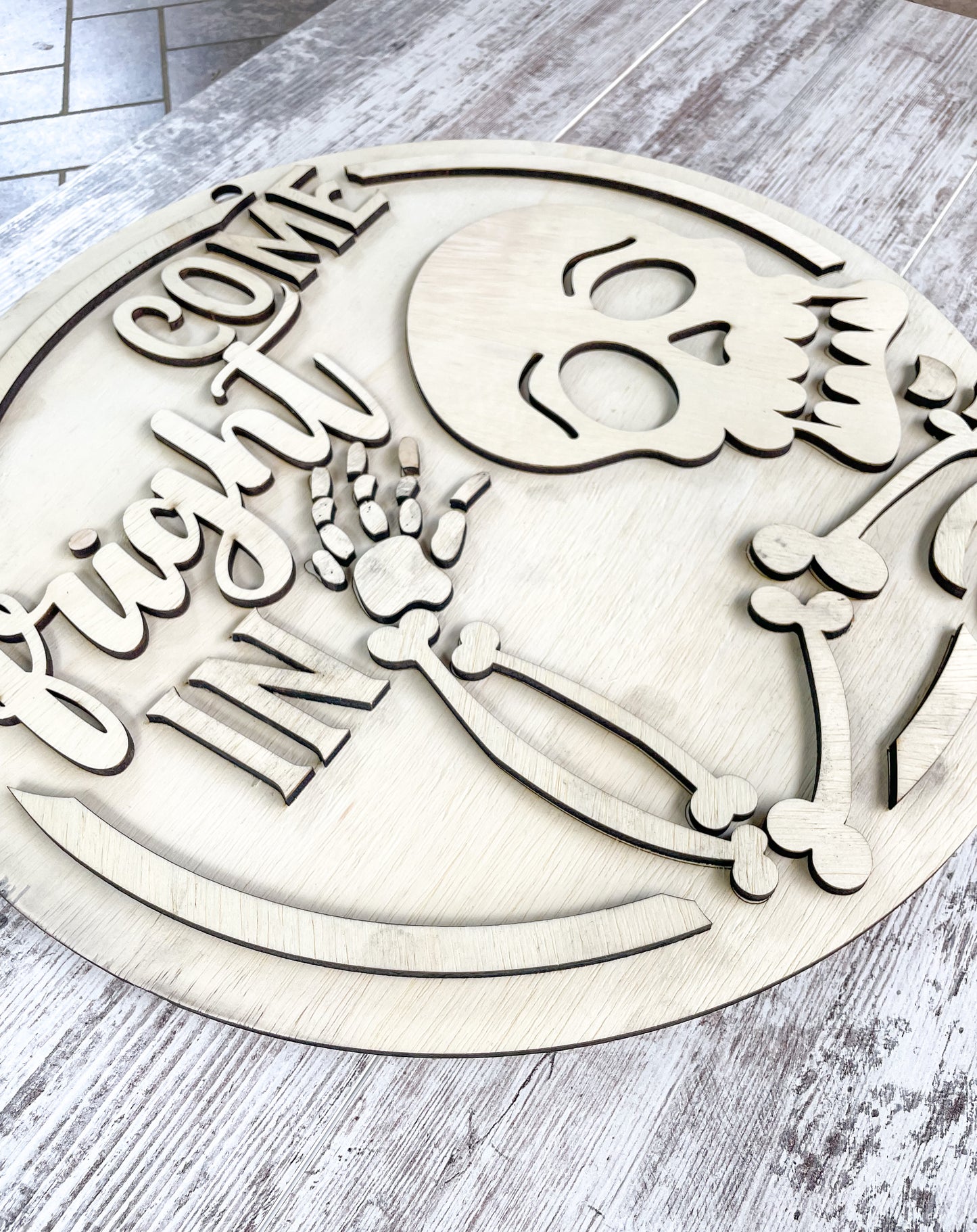 Come Fright In Door Hanger DIY Kit