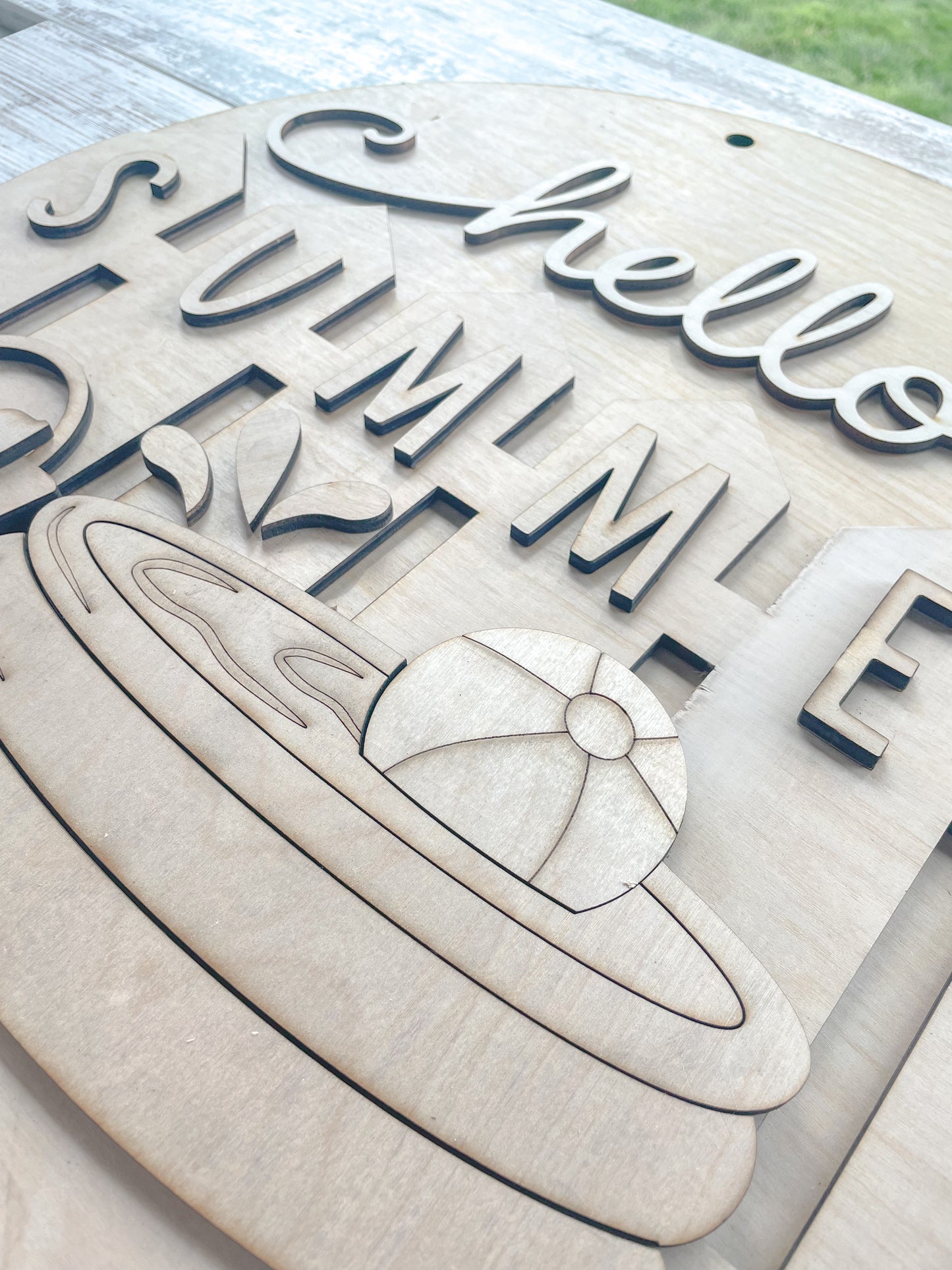 Hello Summer Door Hanger DIY Kit
