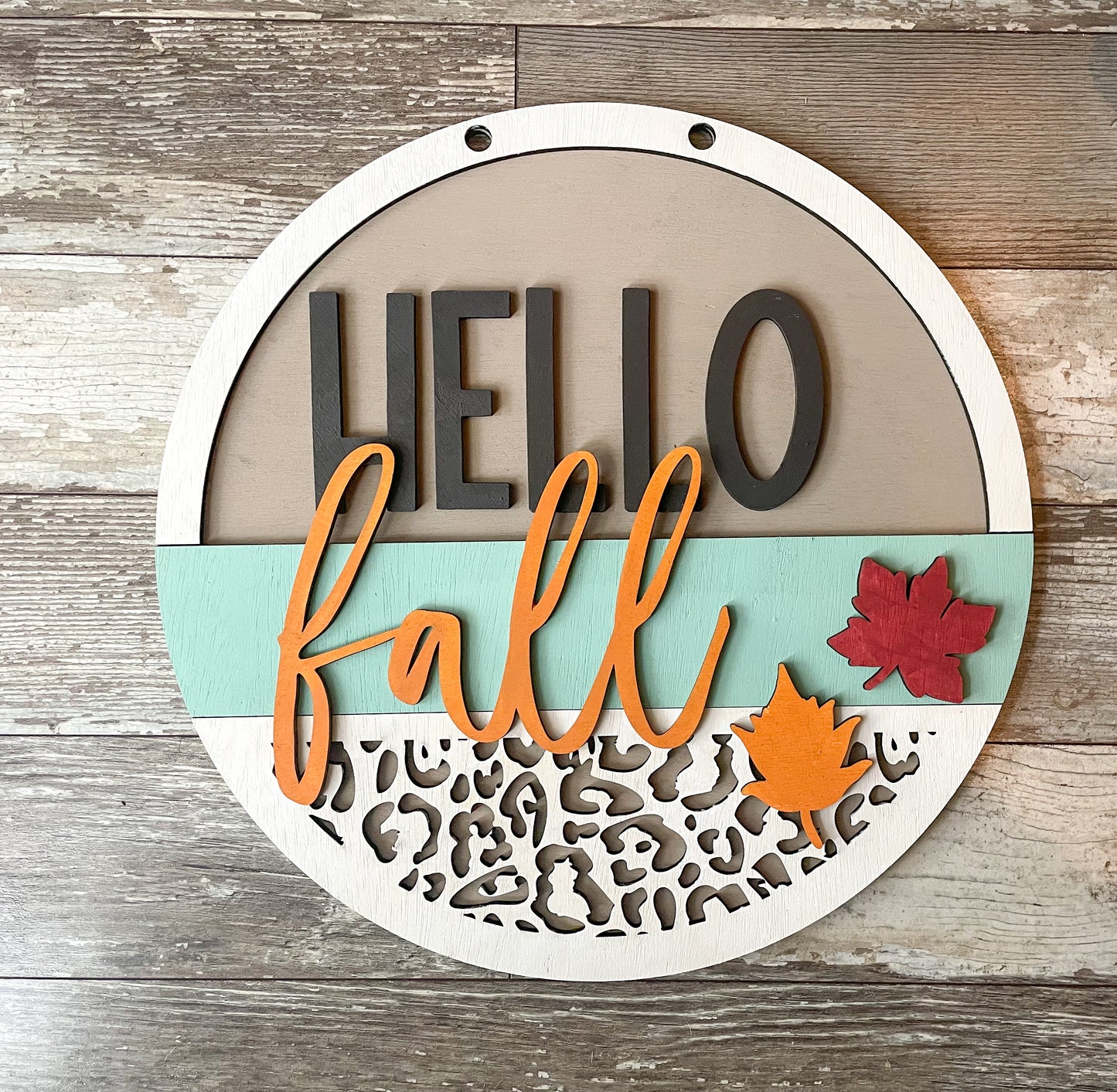 Hello Fall Door Hanger DIY Kit