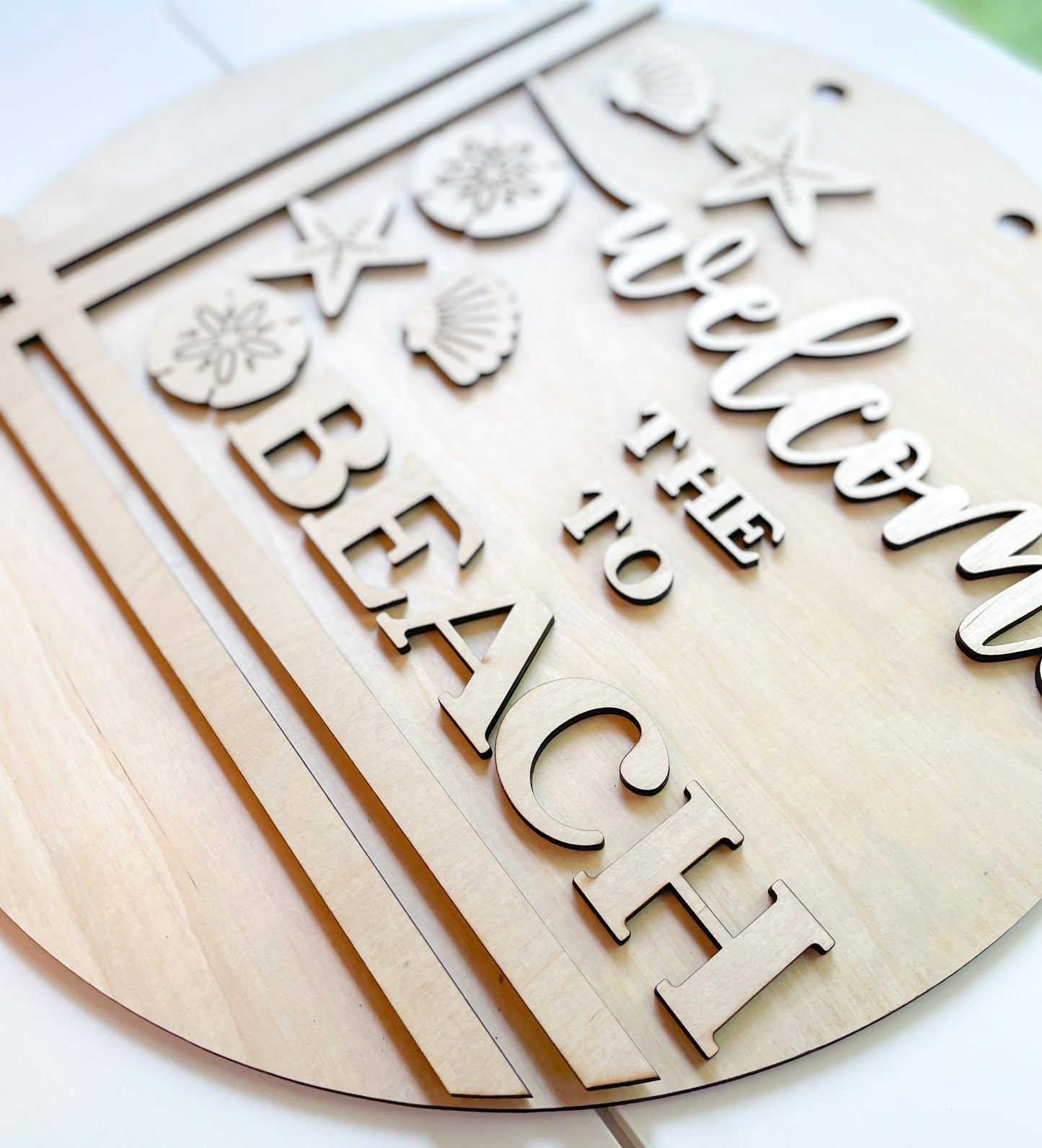 Welcome to the Beach Door Hanger DIY Kit