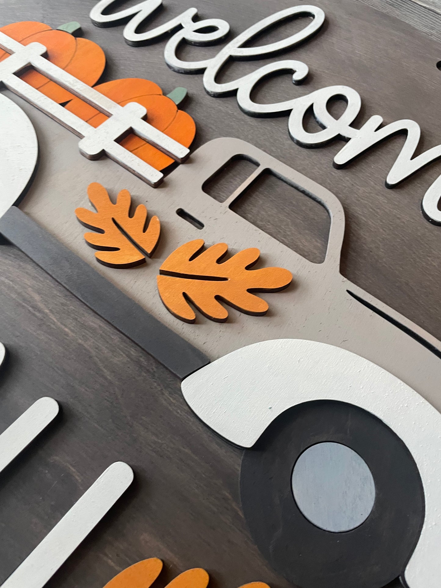 Welcome Fall Door Hanger DIY Kit