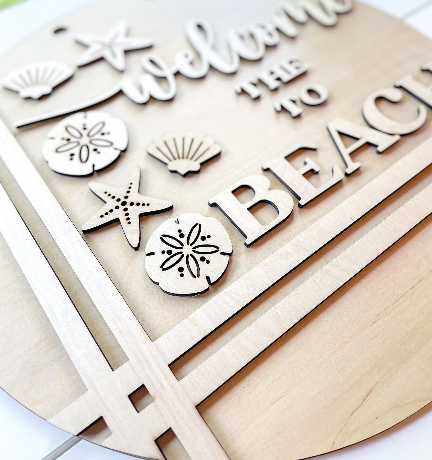 Welcome to the Beach Door Hanger DIY Kit